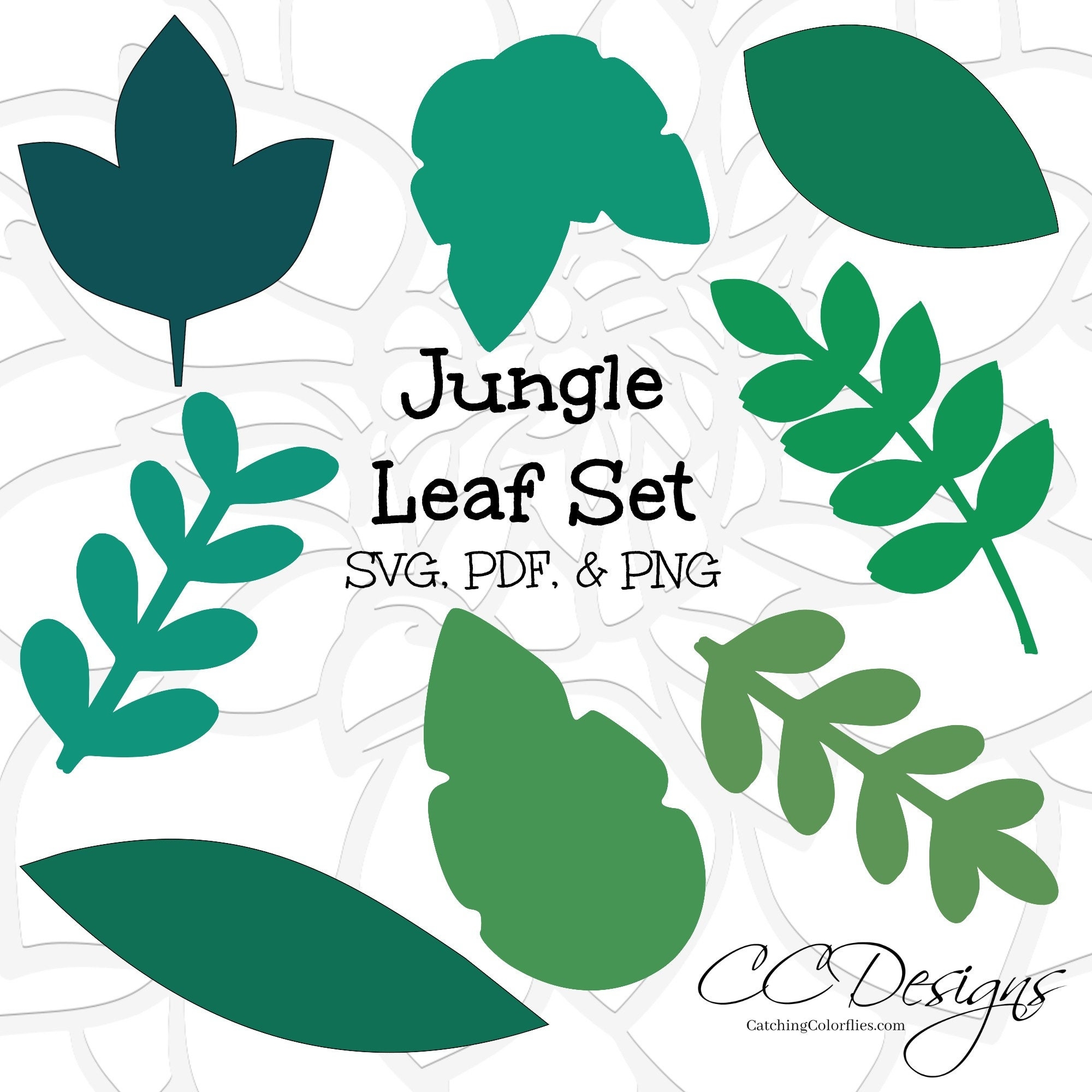 Free Safari Leaf Printable Template
