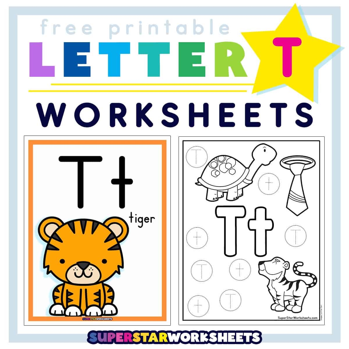 Letter T Worksheets Superstar Worksheets Letter T Worksheets Superstar Worksheets