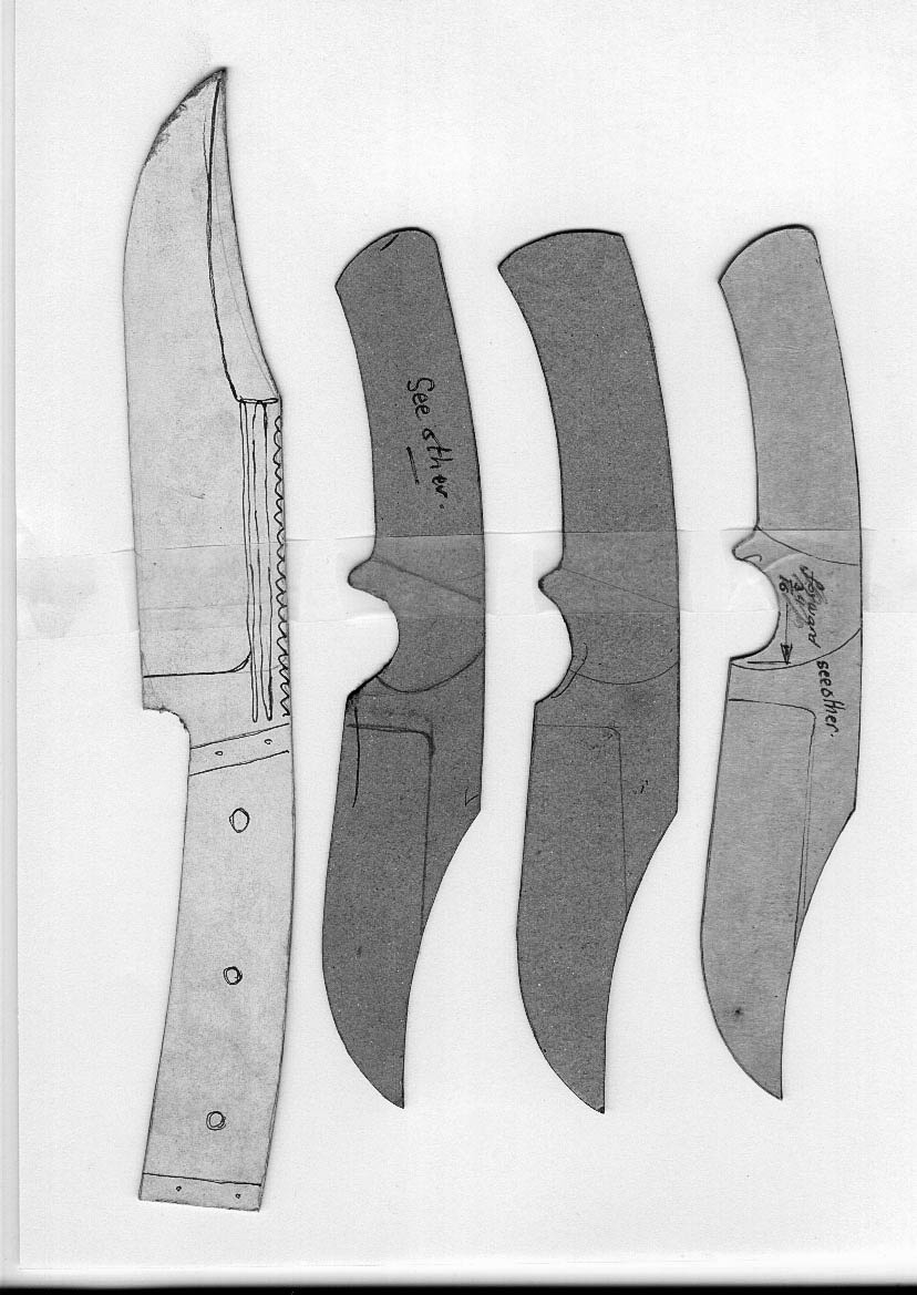 Lloyd Harding s Knife Templates Lloyd Harding s Knife Templates