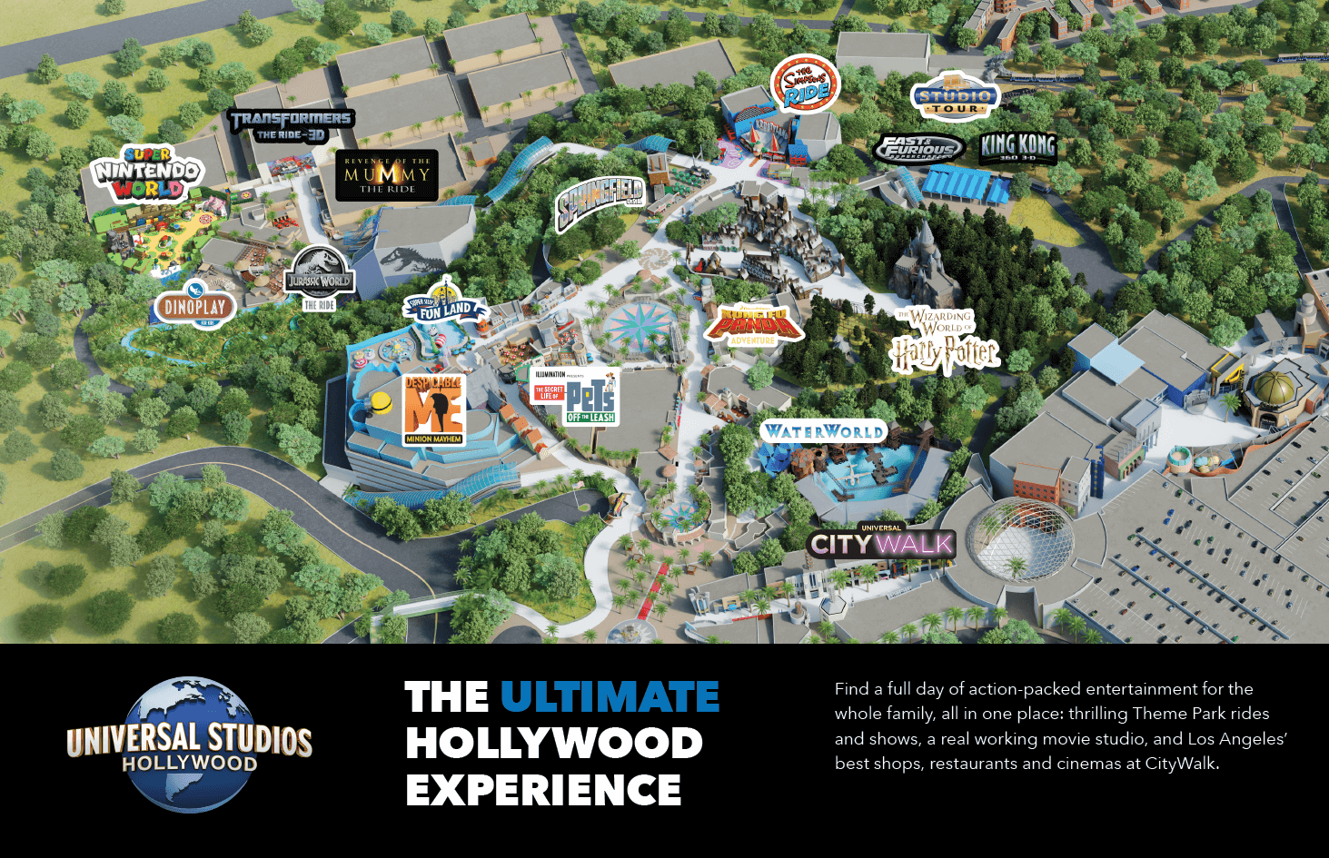 Looking For A Universal Studios Hollywood Map We Got You