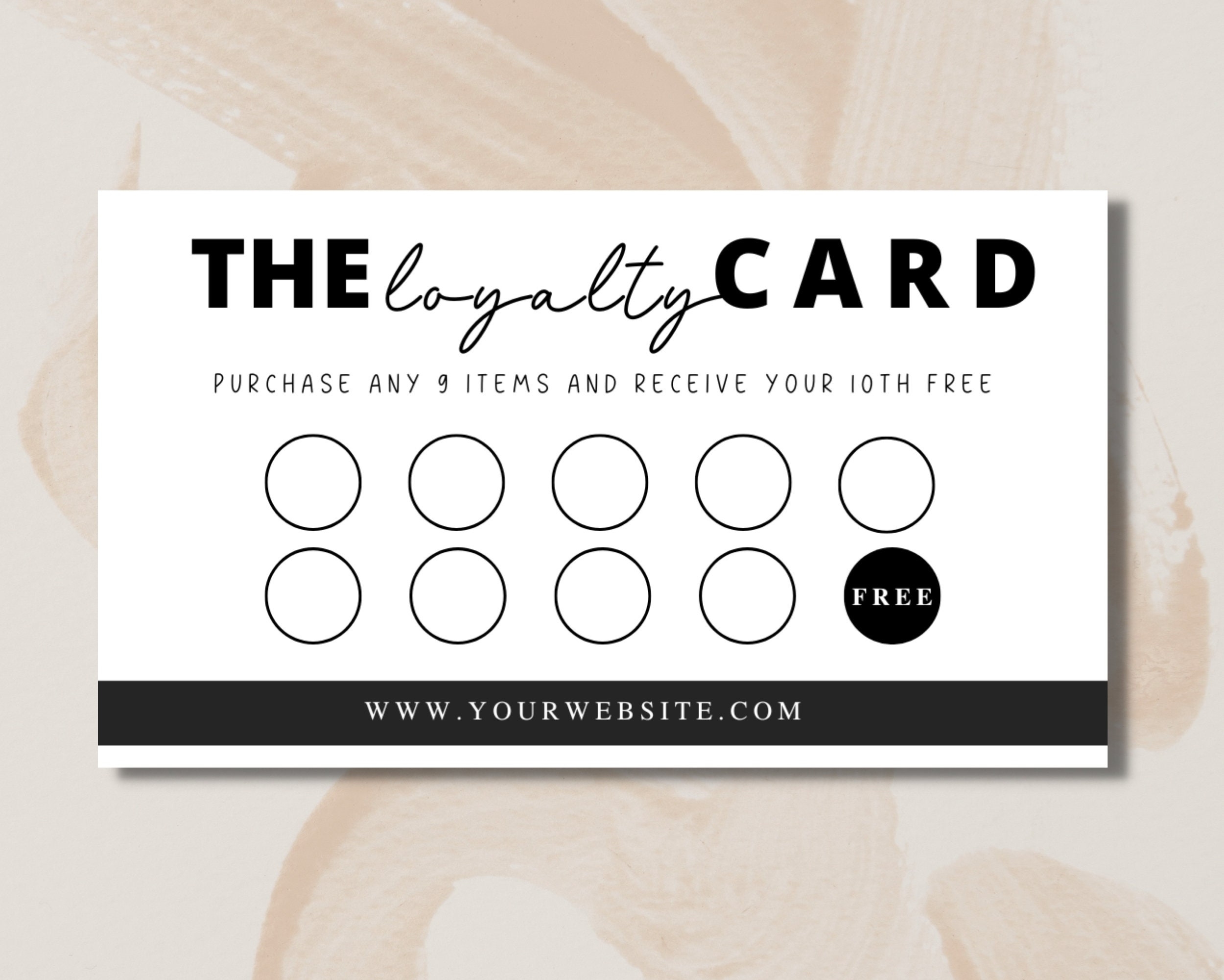 Loyalty Card Template INSTANT DOWNLOAD Printable Business Card Template Business Card DIY Calling Card Affordable Canva Card Etsy Loyalty Card Template INSTANT DOWNLOAD Printable Business Card Template Business Card DIY Calling Card Affordable Canva Card Etsy