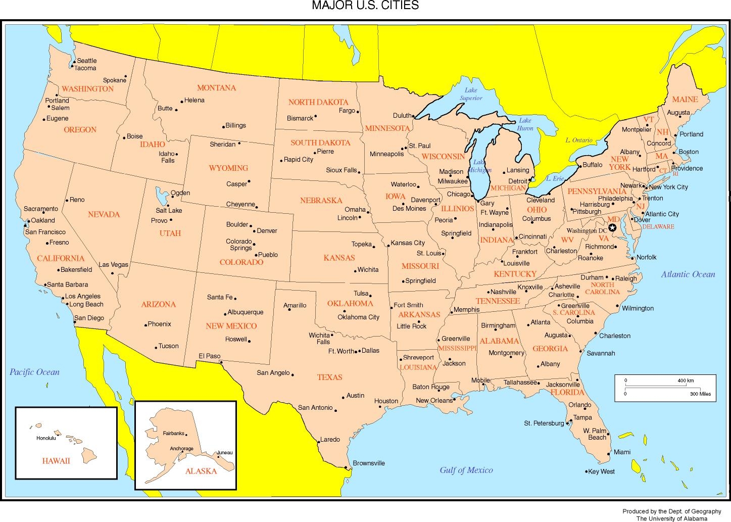 Us Map States And Capitals Printable Us Map States And Capitals Printable