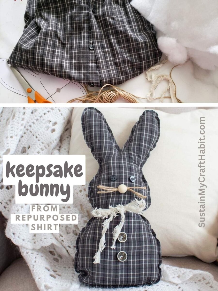 Memory Bunny Craft With Free Printable Pattern Sustain My Craft 