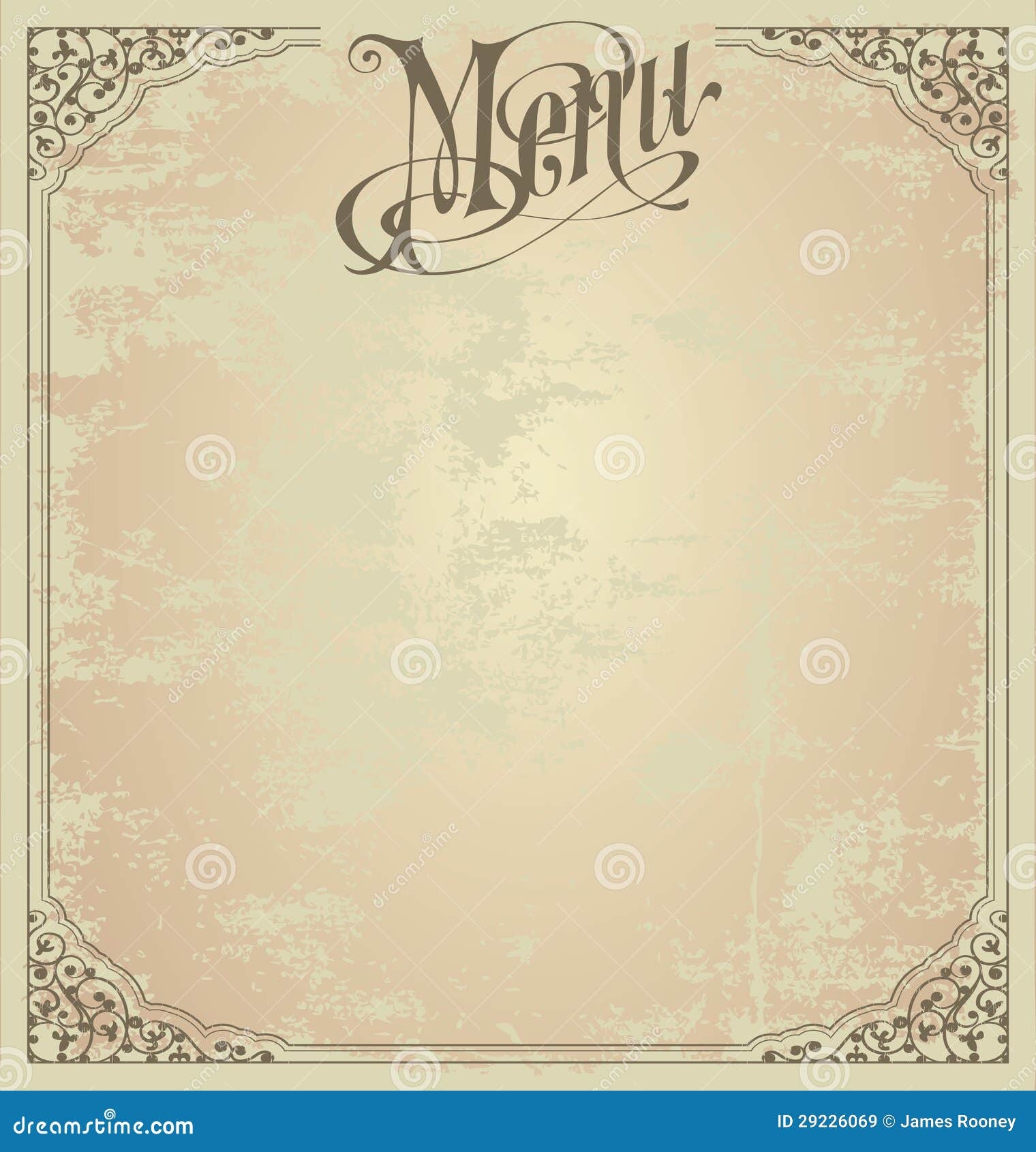 Menu Design Template Stock Vector Illustration Of Cooking 29226069