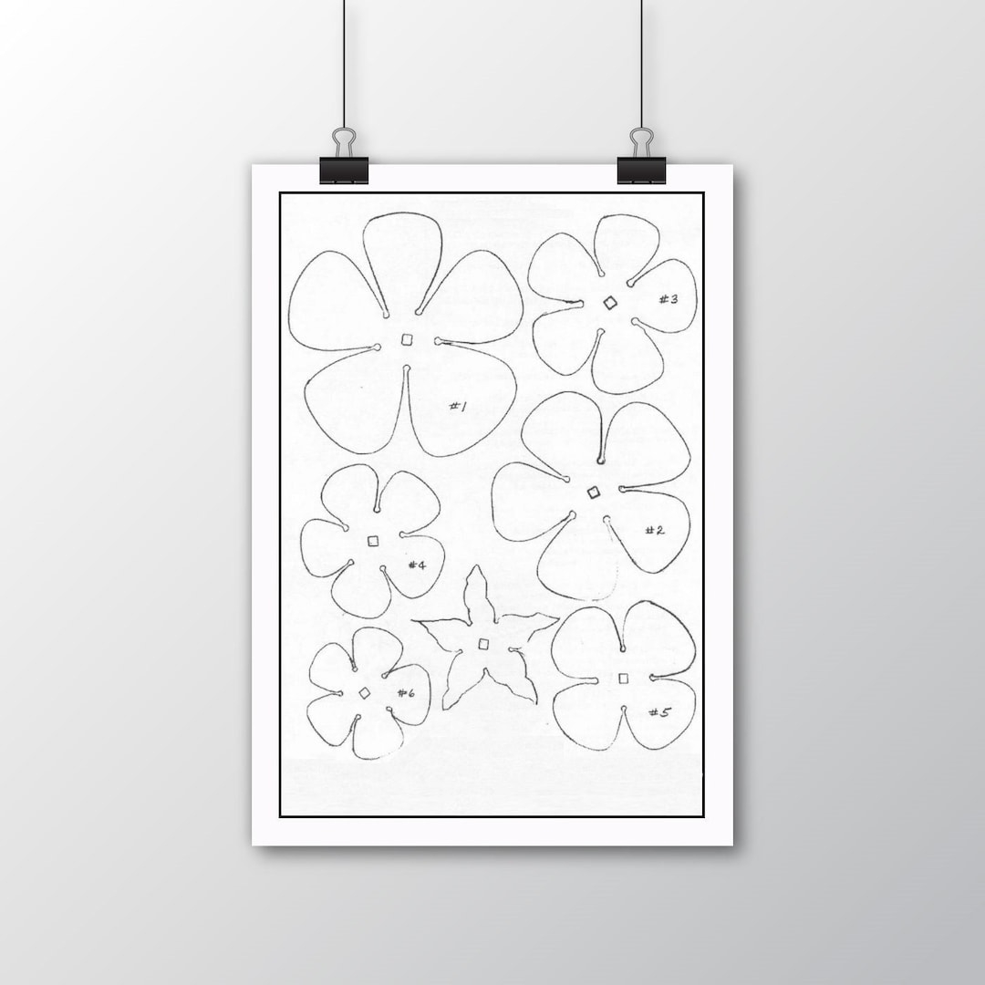 Free Printable Metal Rose Template Pdf
