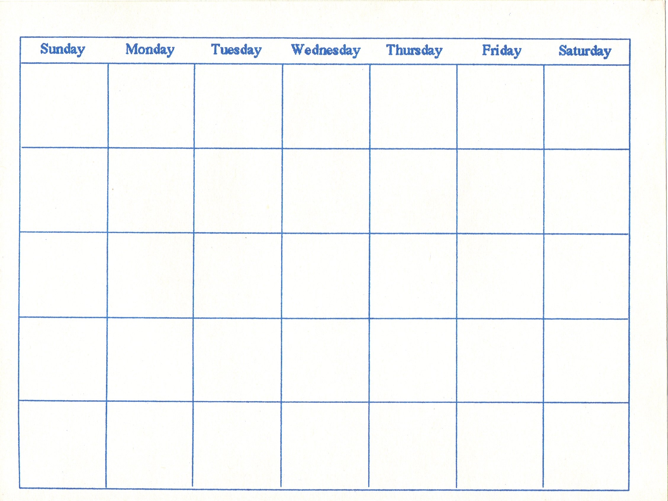 Miller Pads And Paper Blank Calendars 13 Months