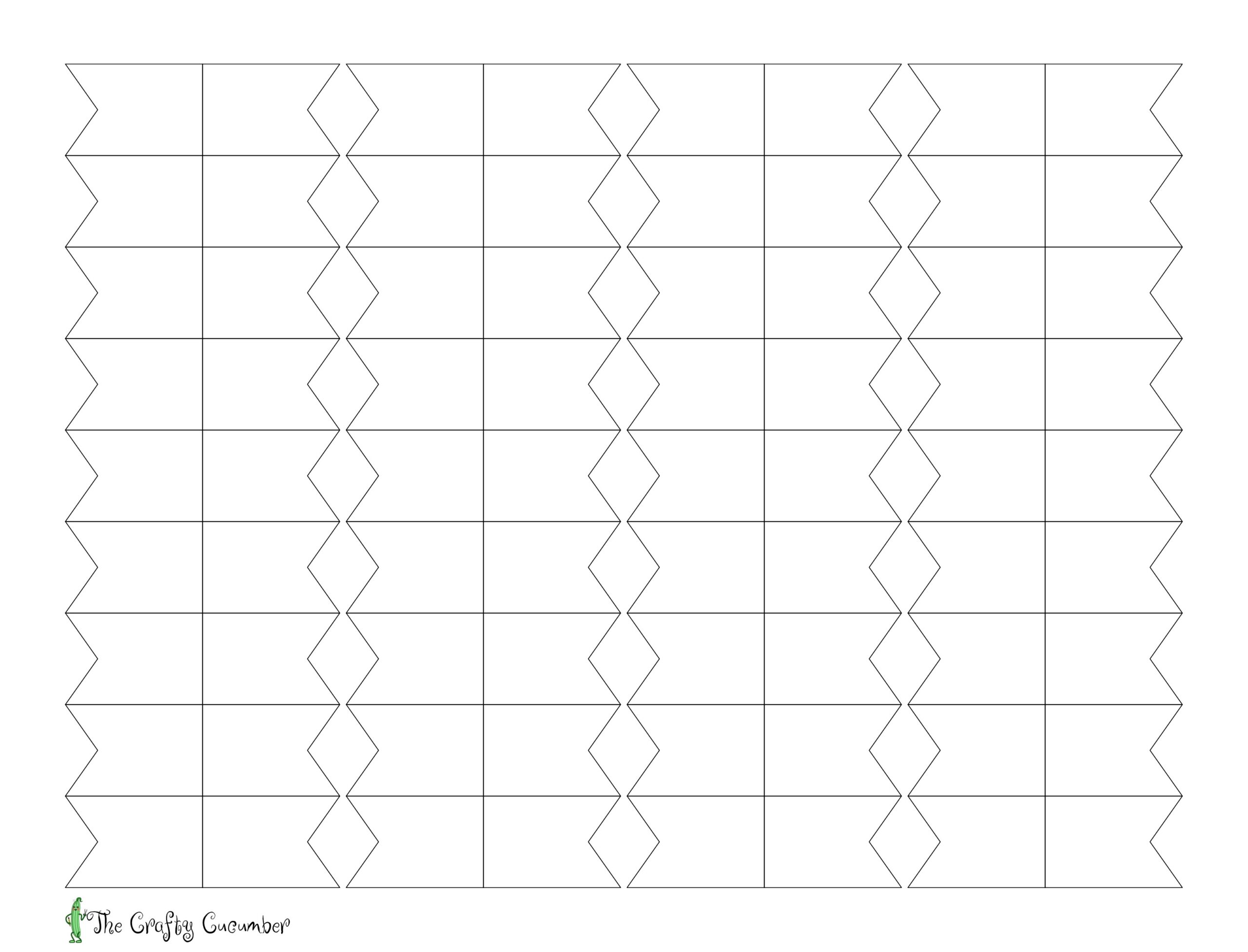 Free Mini Flag Printable Template