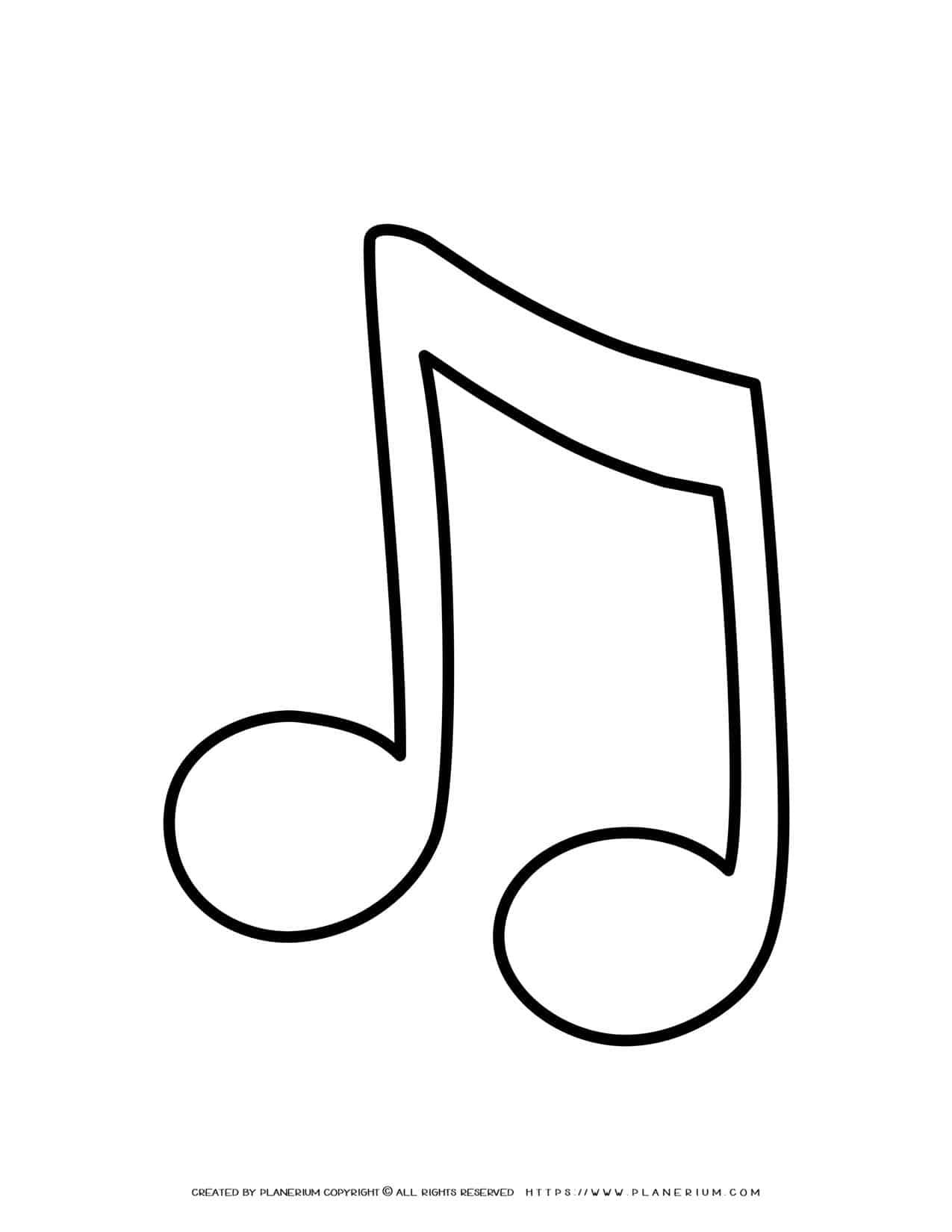 Free Music Template Printable