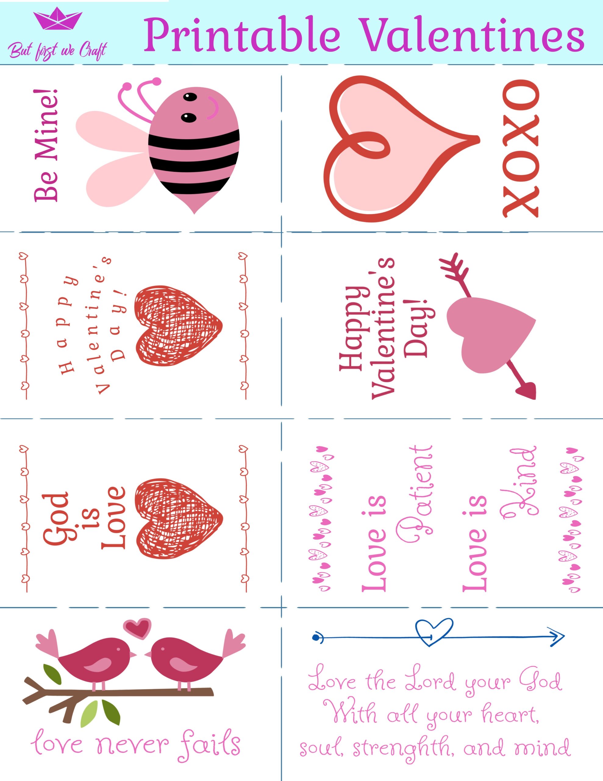 Valentine Day Cards Free Printable