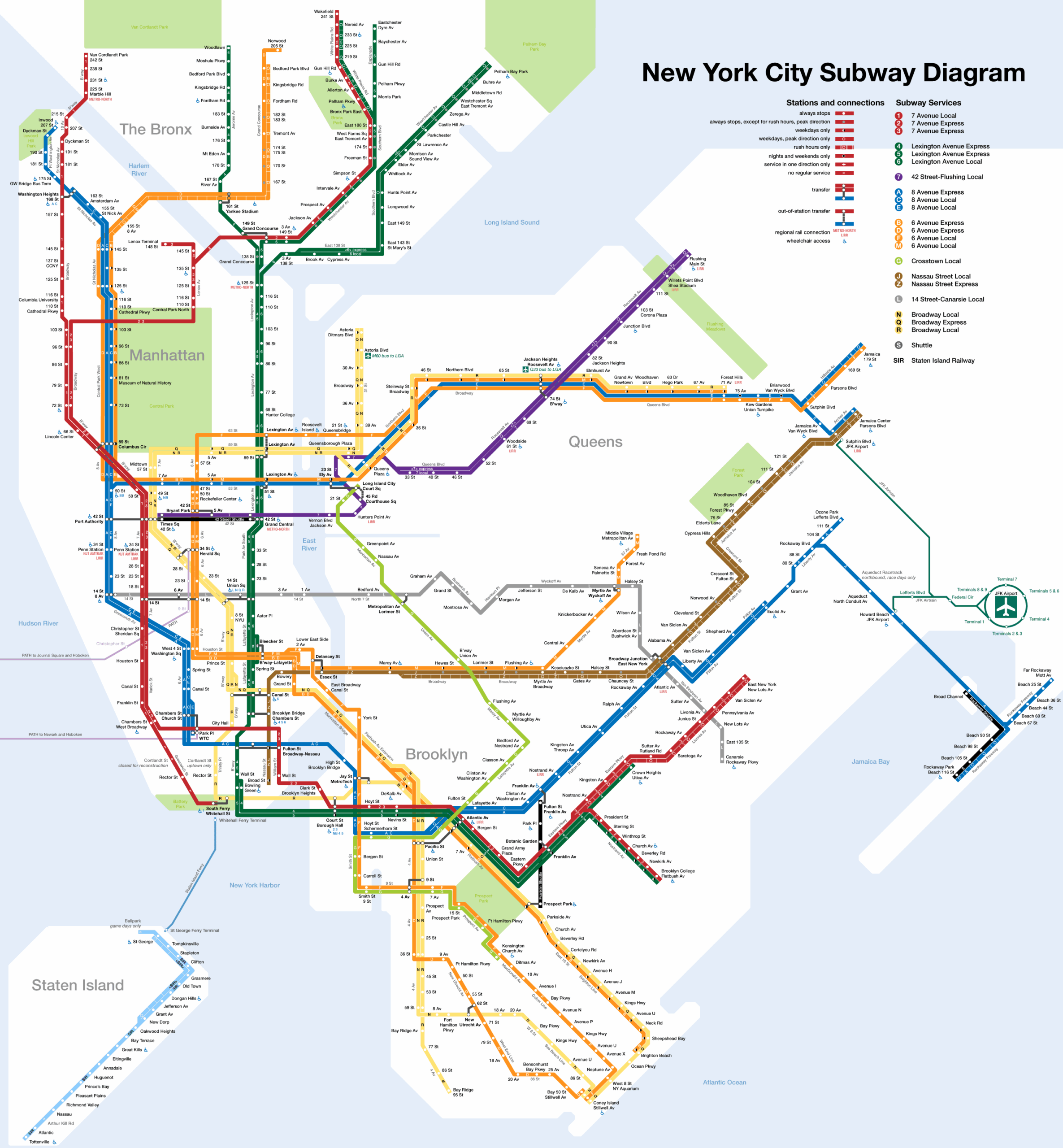 New York Subway Map And Travel Guide With Videos New York Subway Map And Travel Guide With Videos