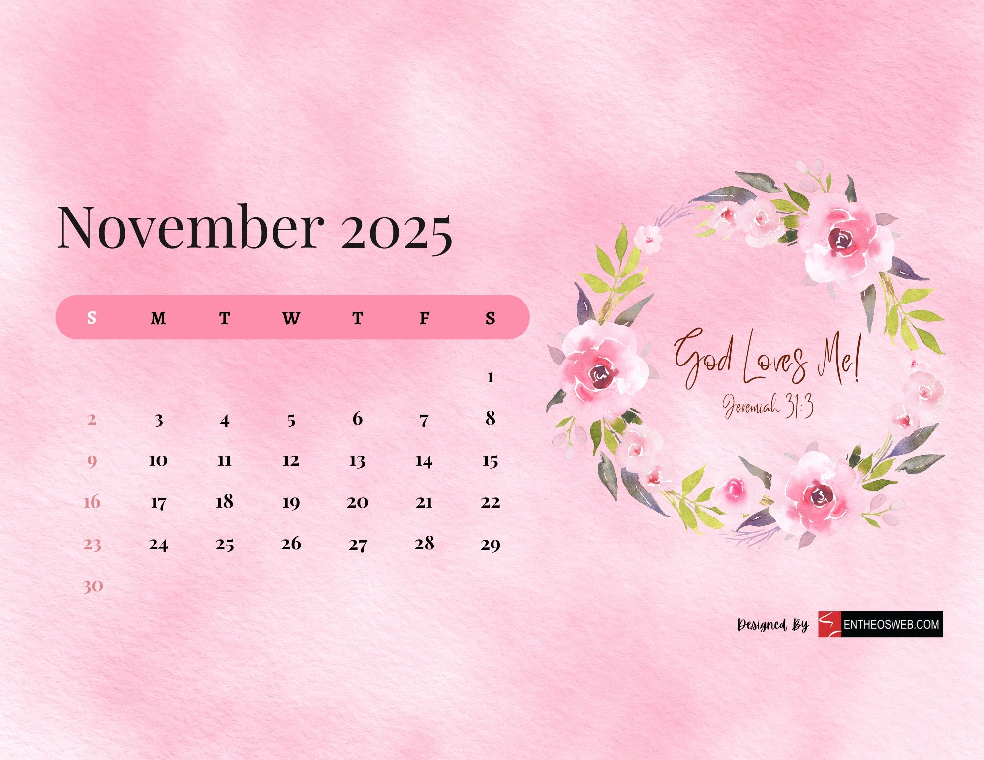 November 2025 Calendar Printables EntheosWeb November 2025 Calendar Printables EntheosWeb