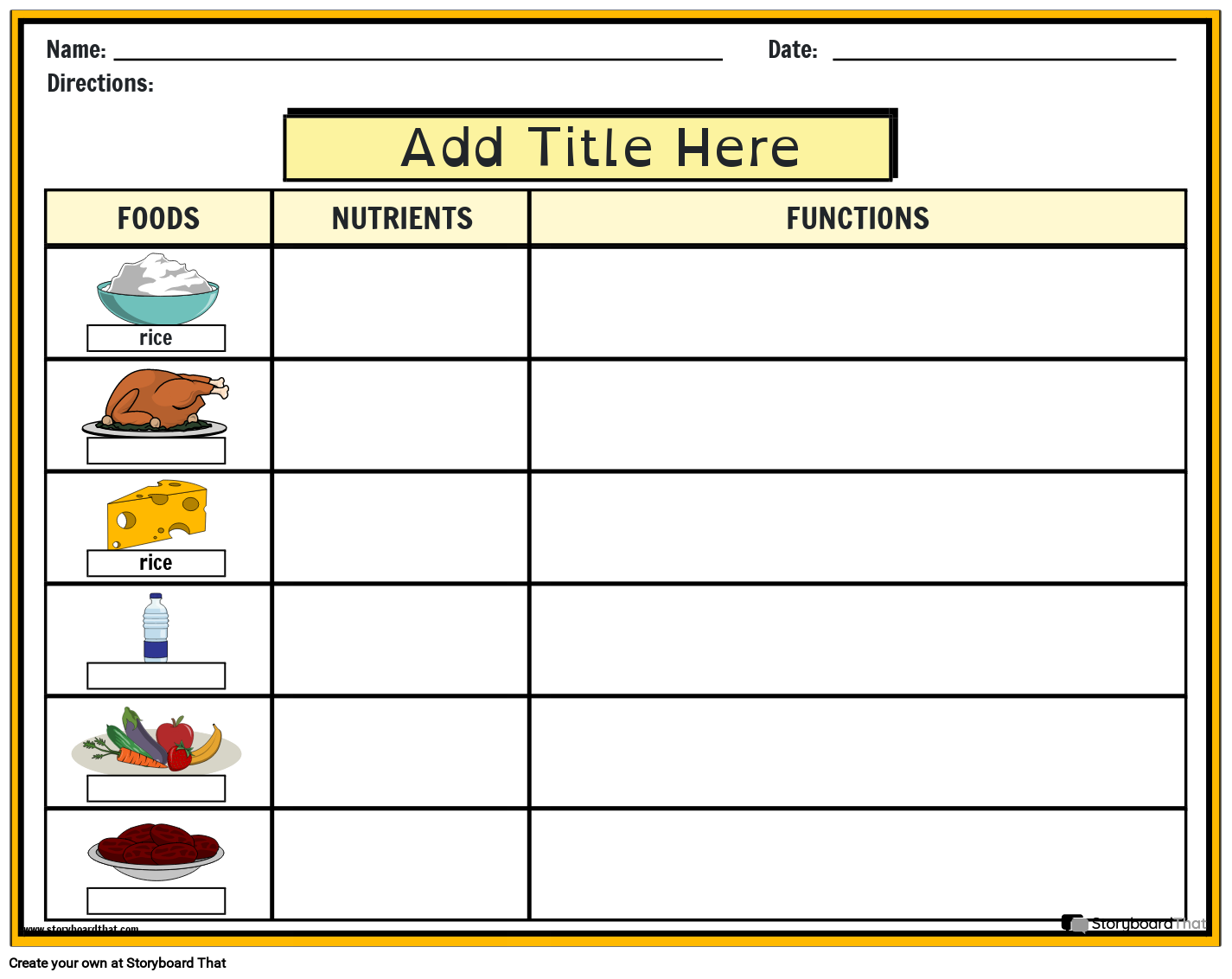 Nutrition Worksheets Free Printable Ideas And Templates