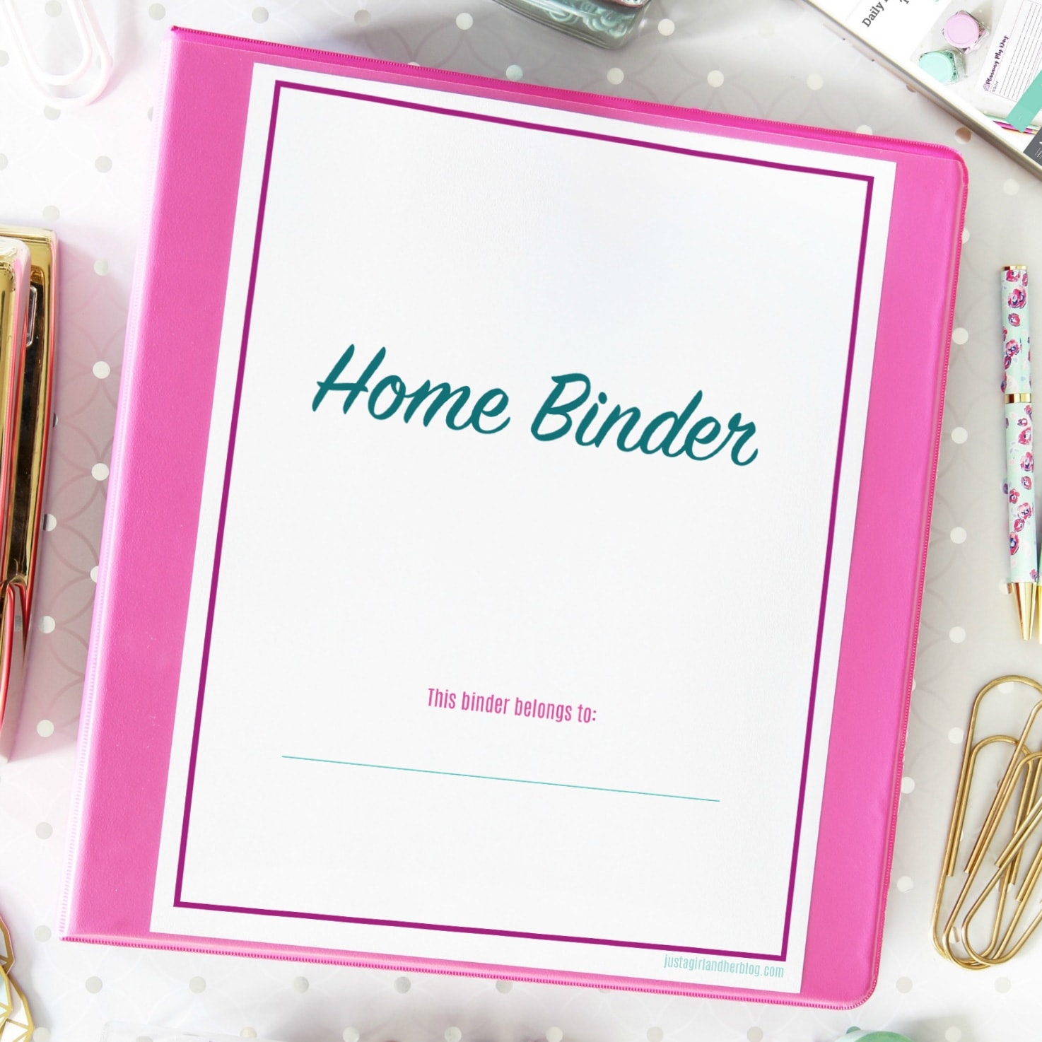 Free Printable Household Notebook Templates