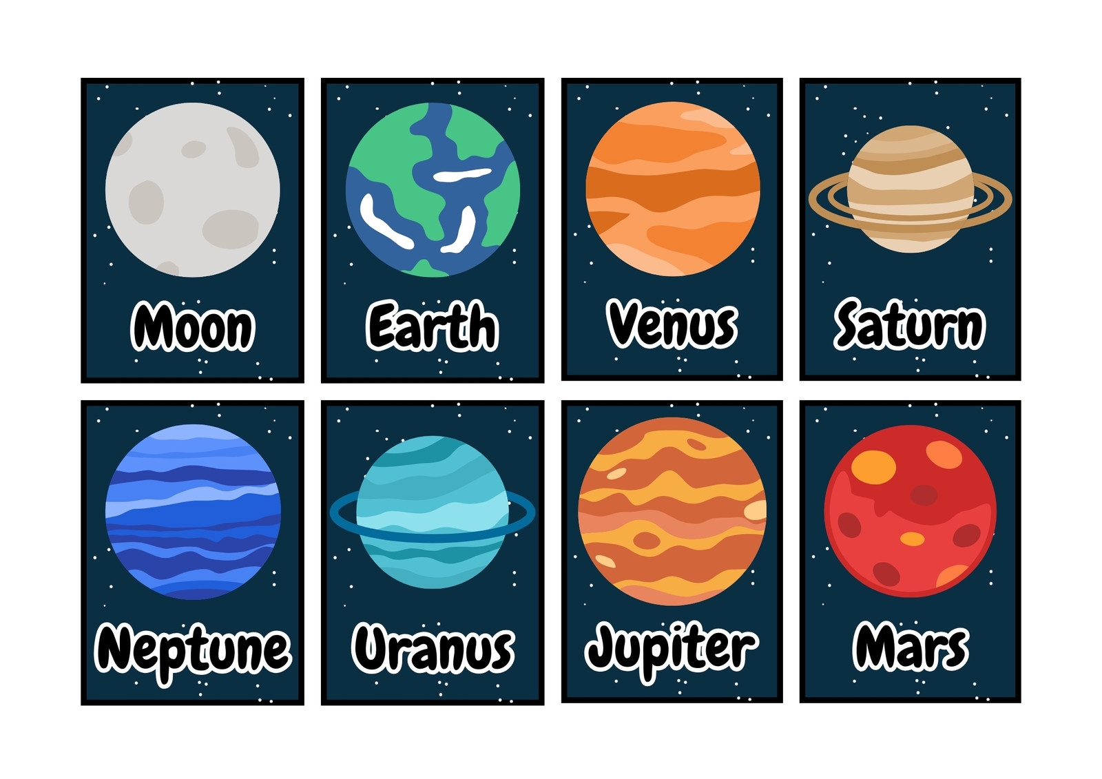 Free Printable Space Templates