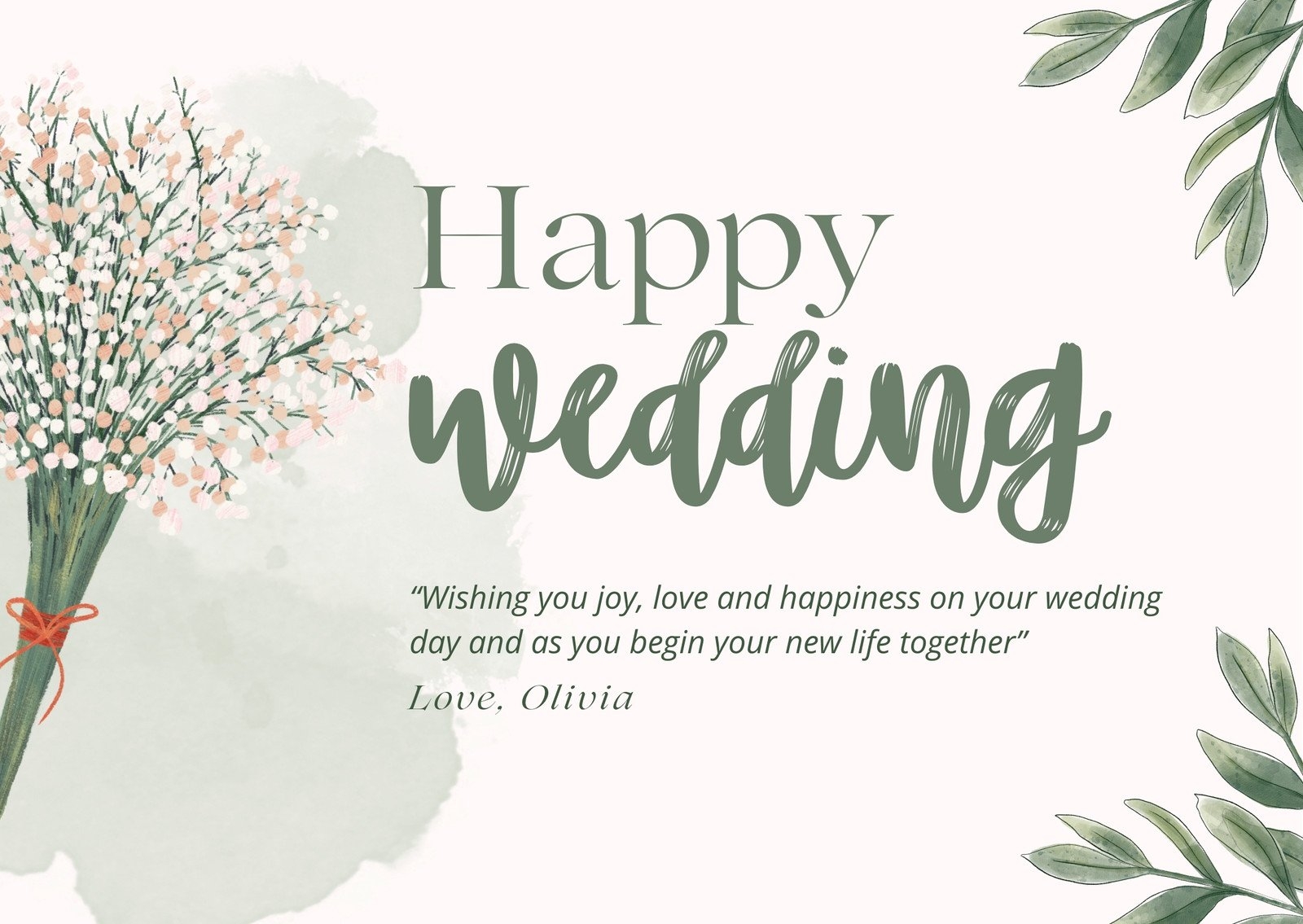 Page 4 Free Printable Customizable Wedding Card Templates Canva