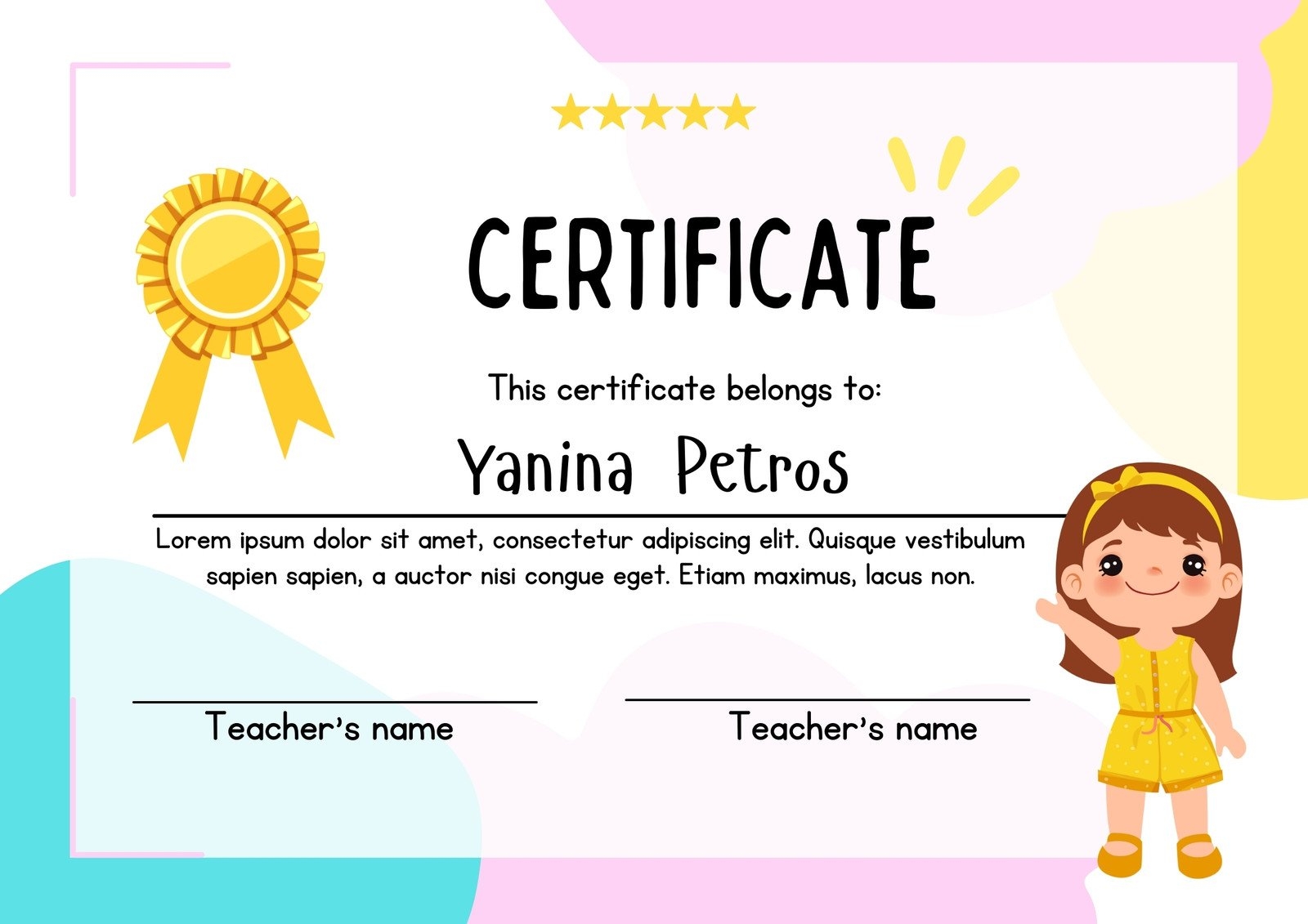 Page 9 Free Printable Certificate Templates You Can Customize Canva