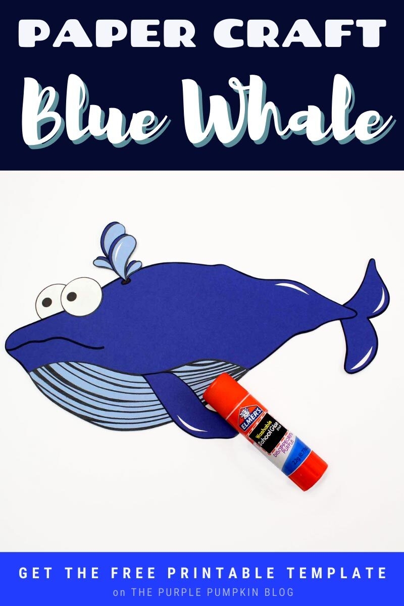 Paper Blue Whale Craft An Awesome Under The Sea Activity 