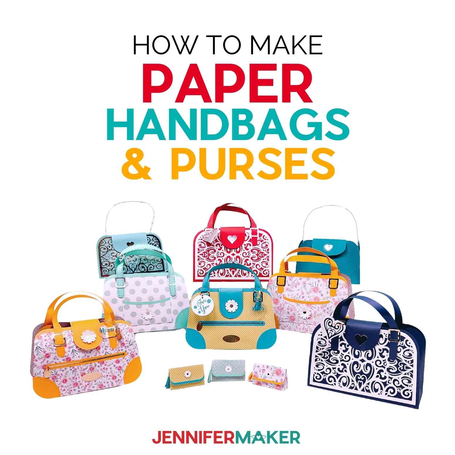 Paper Handbags Purses U0026 Wallets Free Patterns Jennifer Maker Paper Handbags Purses U0026 Wallets Free Patterns Jennifer Maker