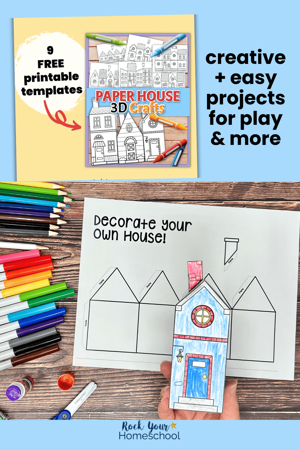 3d Paper Template Free Printable