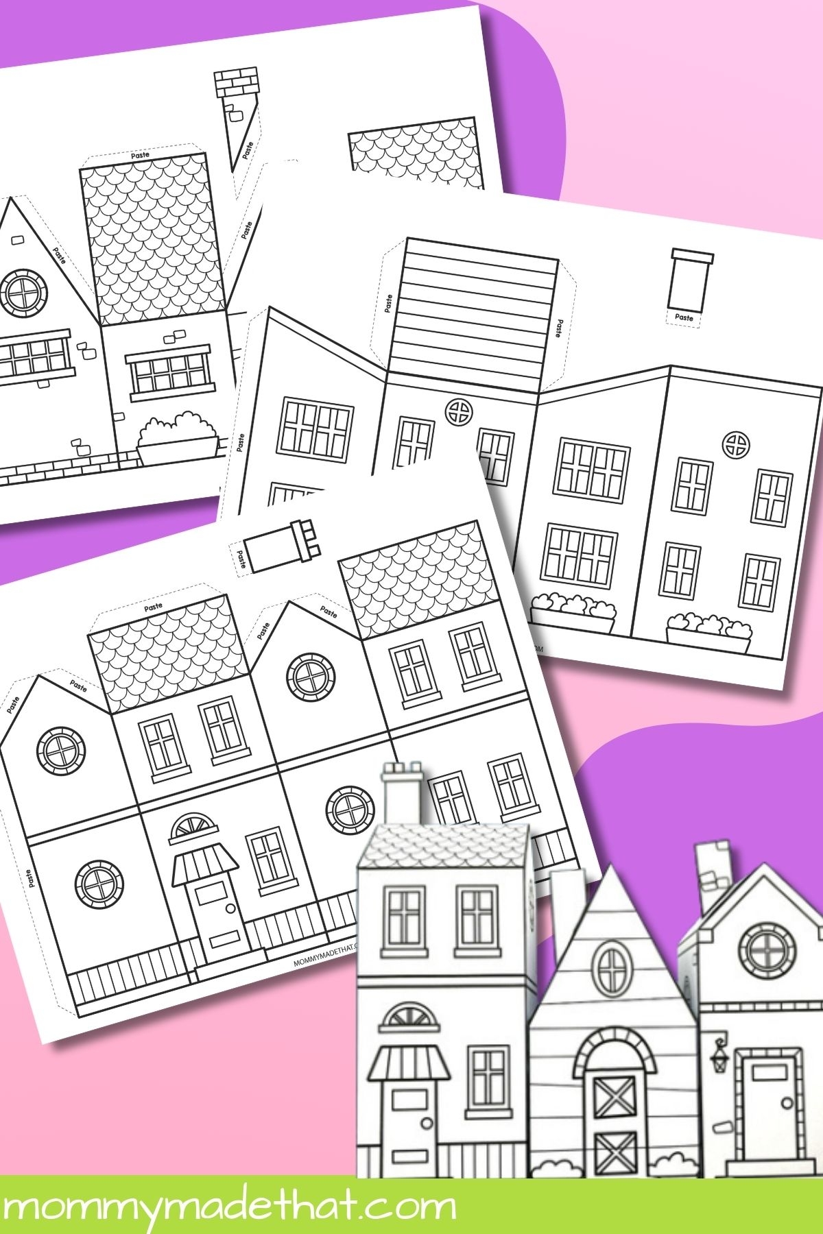 Free Printable My House Template