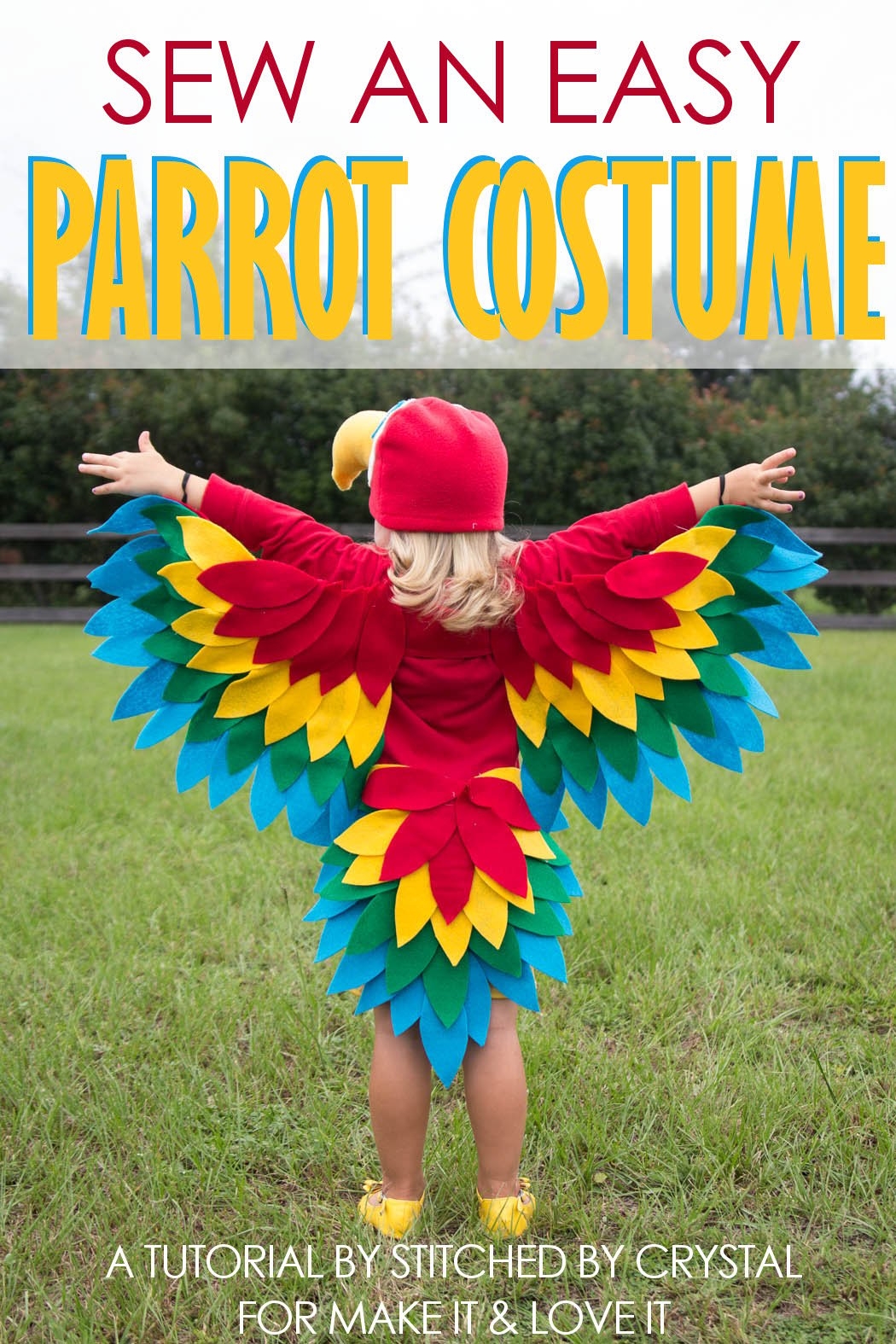 Parrot Costume DIY How To Make A Homemade Parrot Costume With WINGS 
