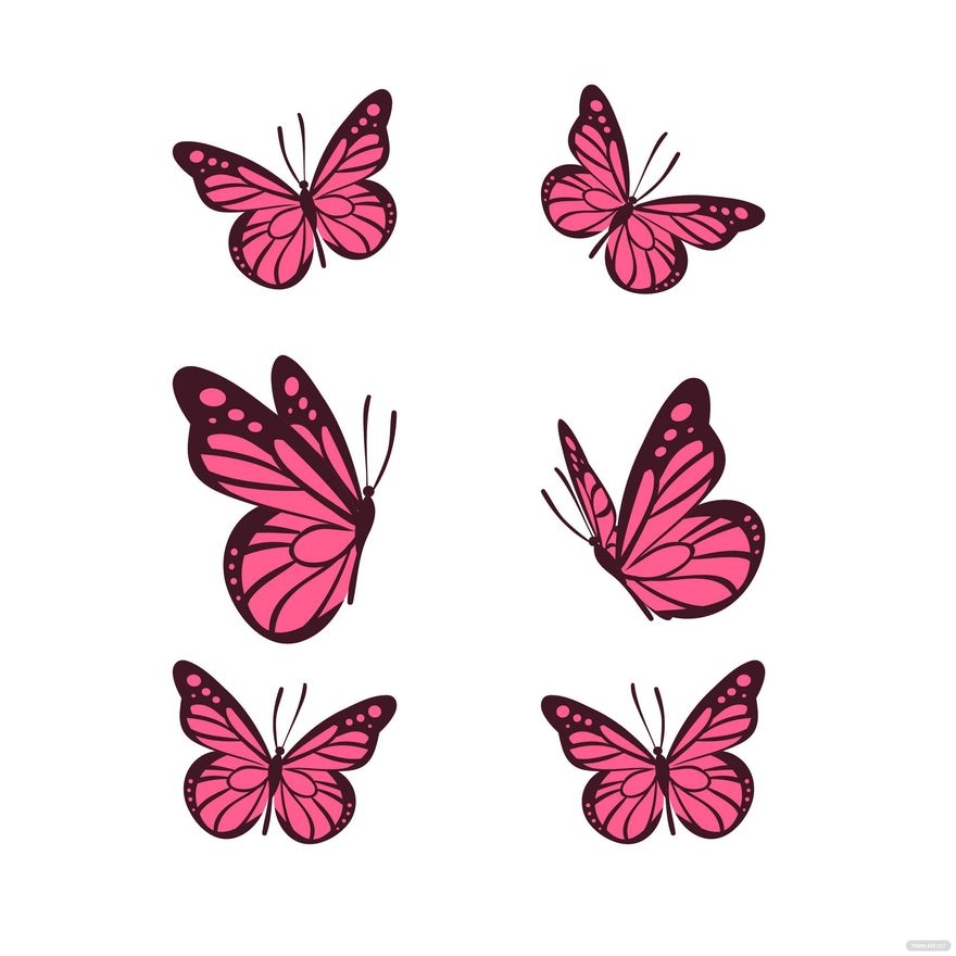 Free Printable Pink Butterfly Printable