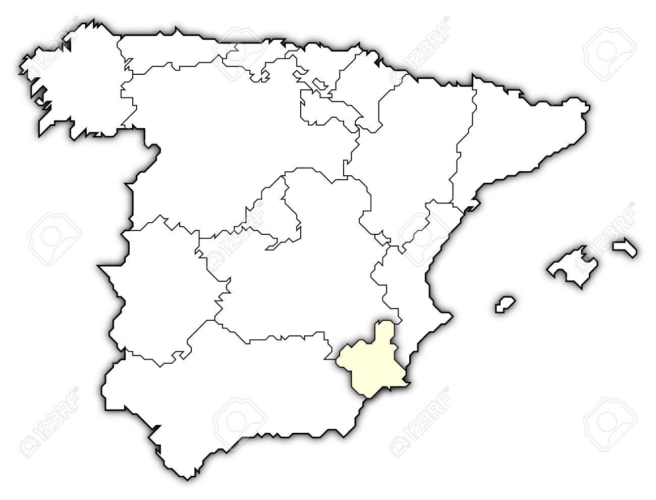 Free Printable Blank Map Of Spain