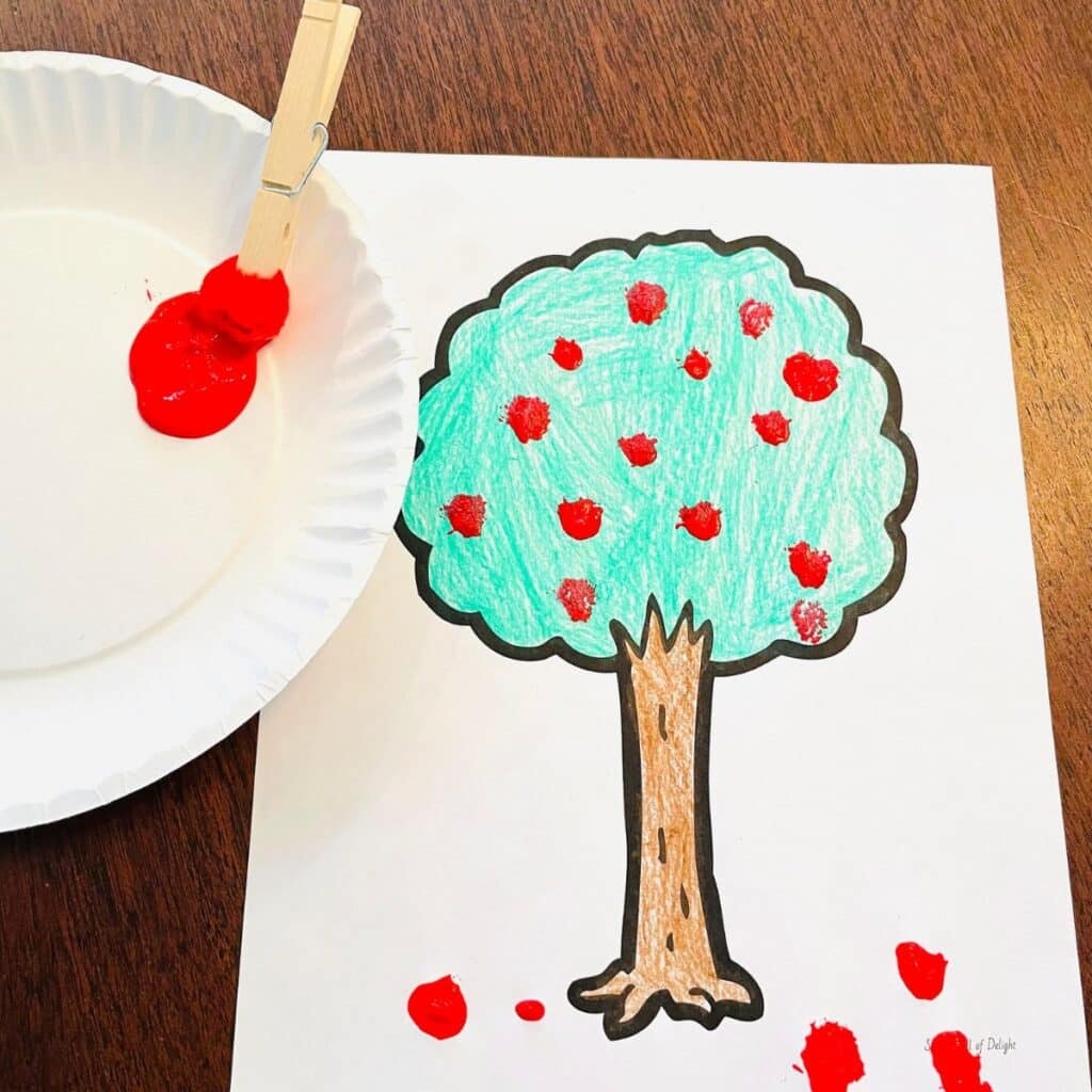 Free Printable Apple Tree Template