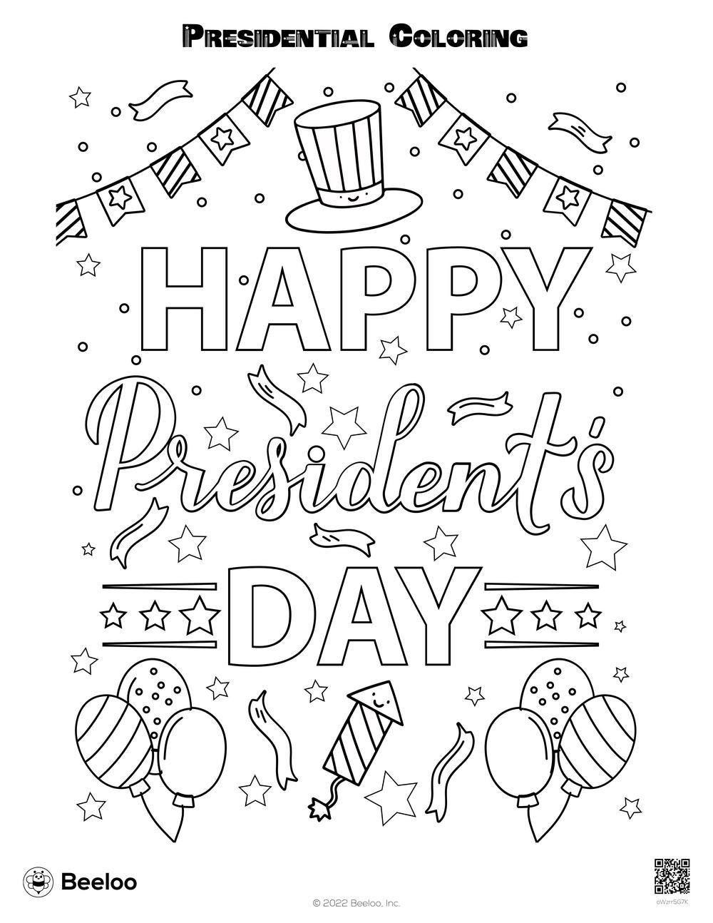Presidential Coloring Beeloo Printable Crafts And Activities For 