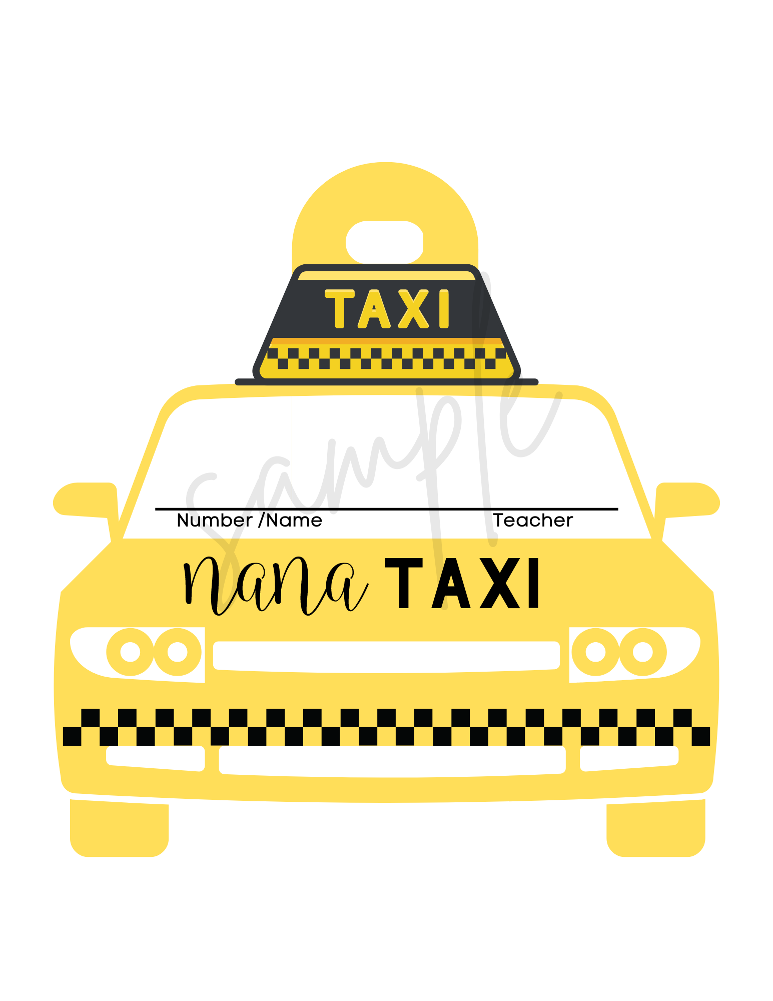 Printable Car Rider Hang Tag U003e From Under A Palm Tree