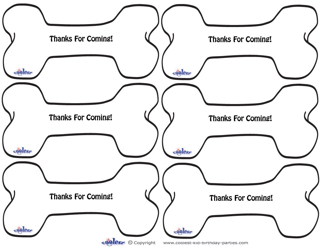 Printable Dog Bone Thank You Cards Coolest Free Printables Printable Dog Bone Thank You Cards Coolest Free Printables
