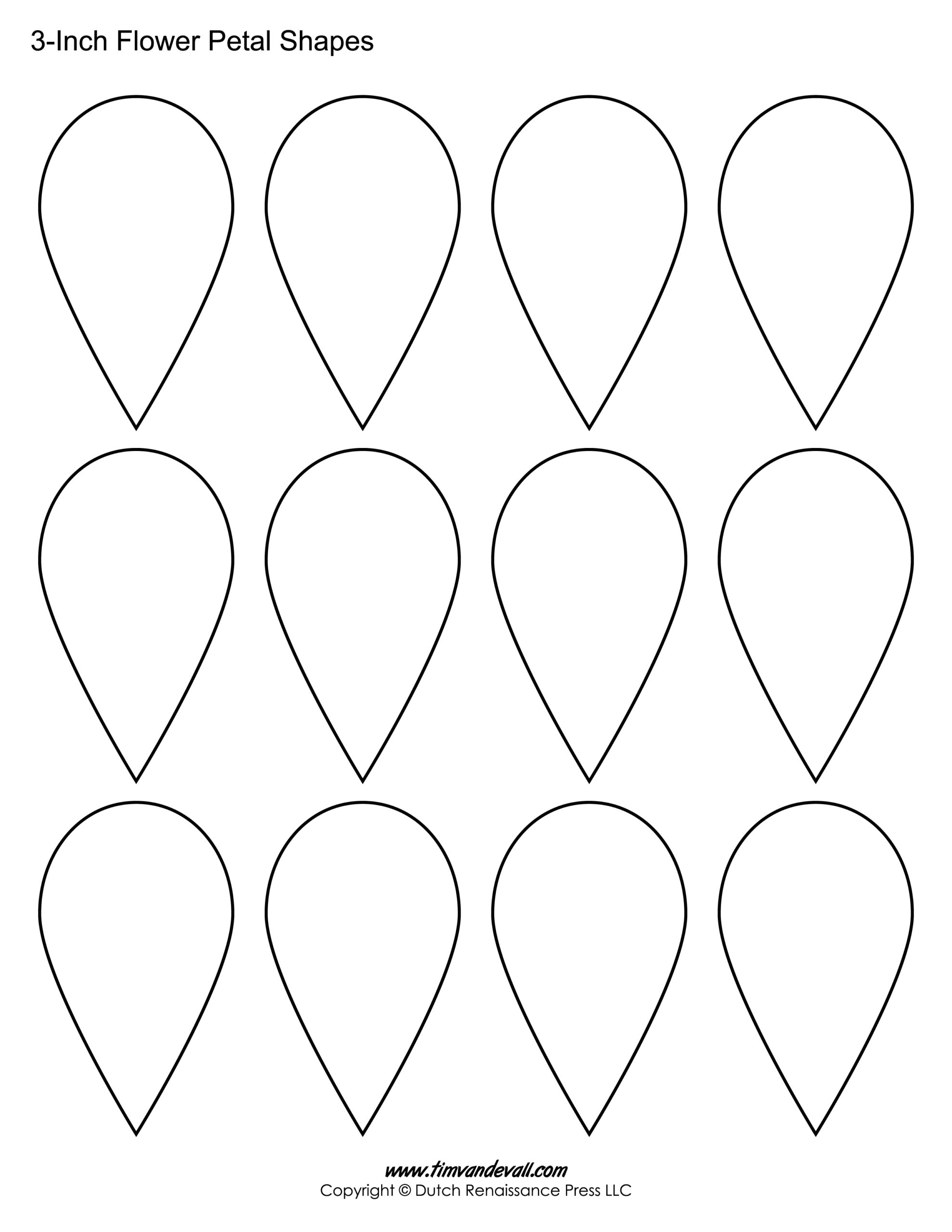 Flowers Template Free Printable
