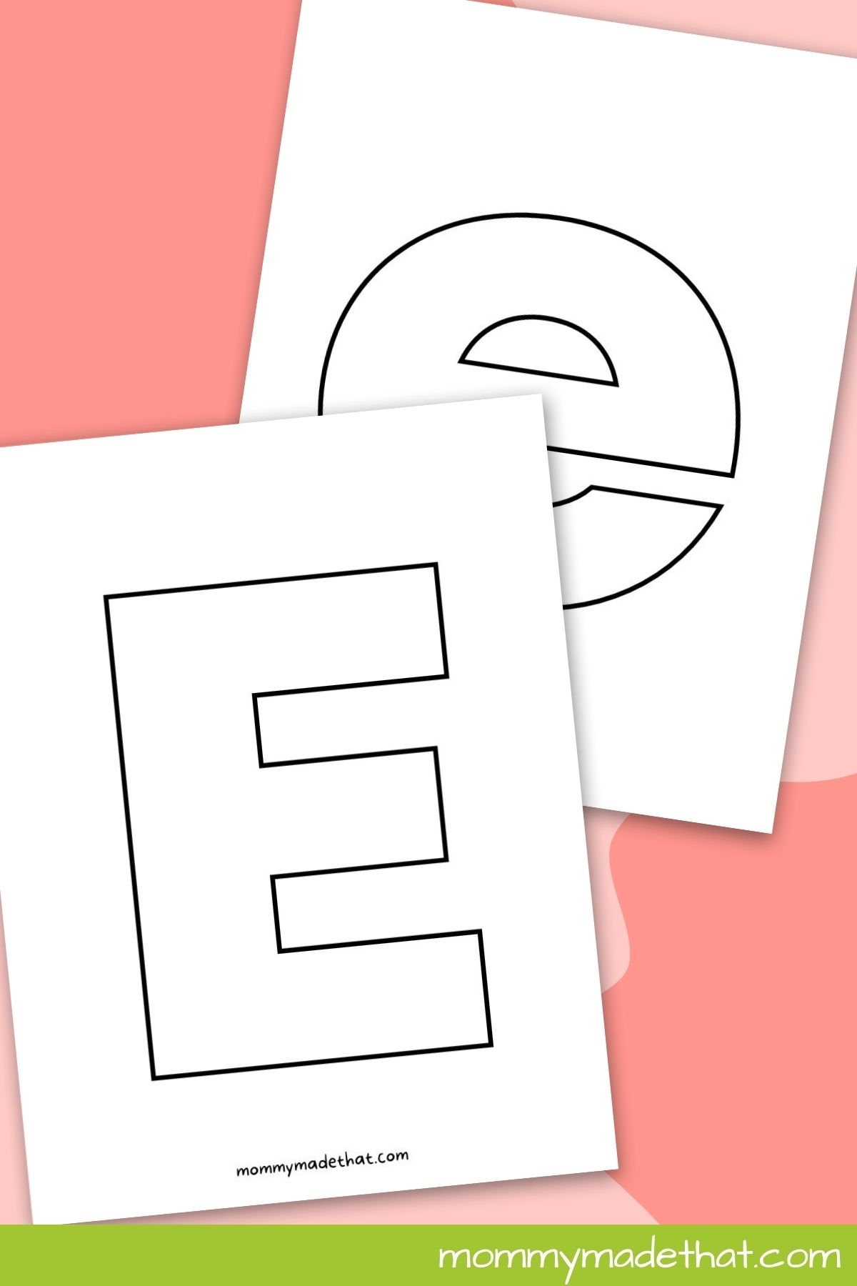 Free Printable Letter E Template