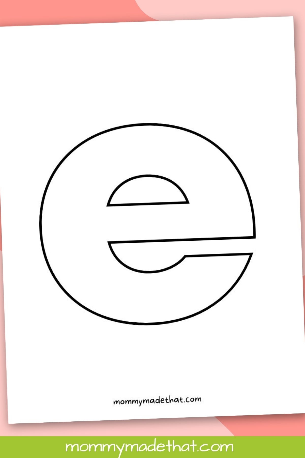 Printable Letter E Grab The Free Templates 