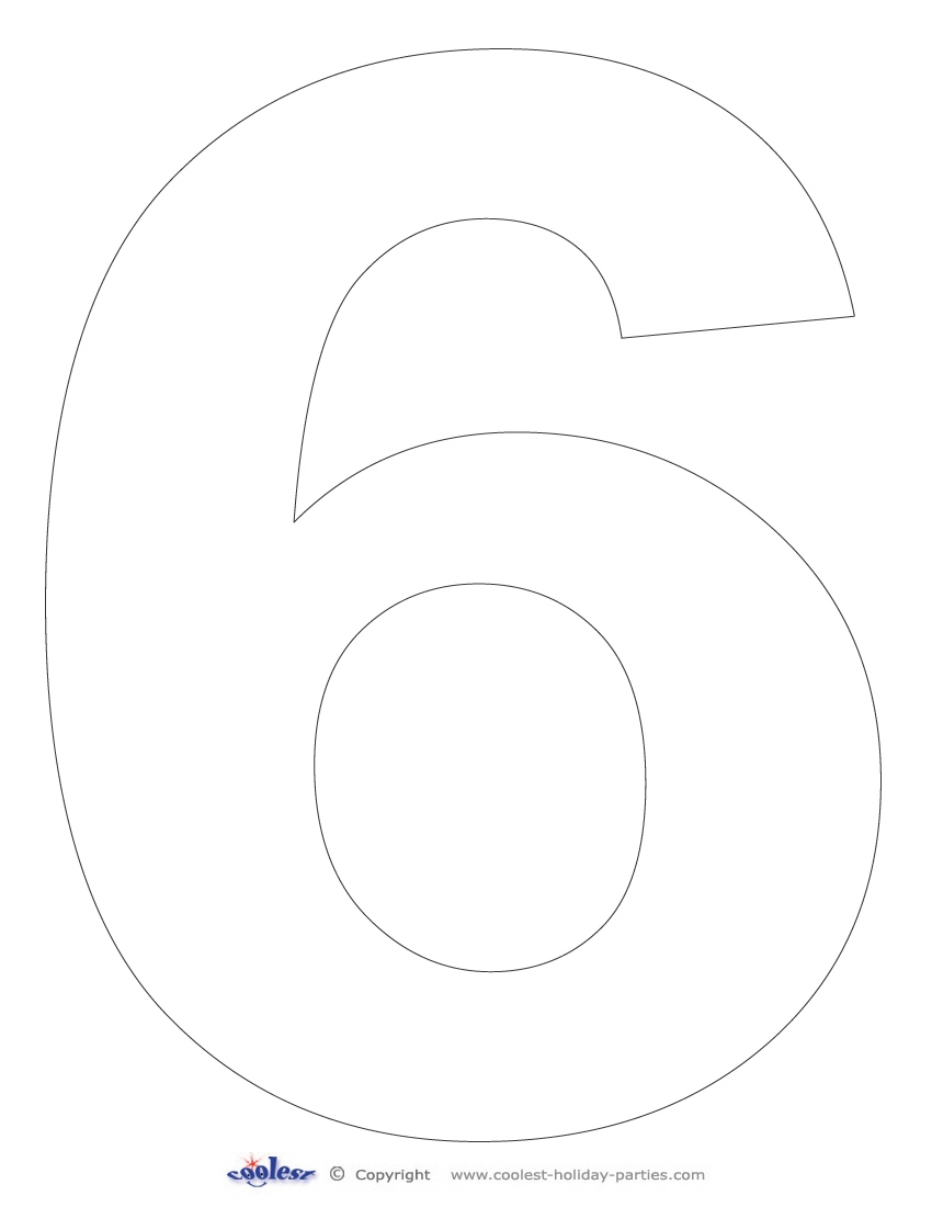 Number Stencils Printable Free