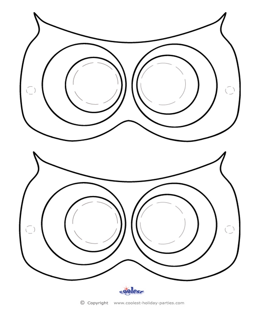 Printable Owl Mask Coolest Free Printables Worksheets Library