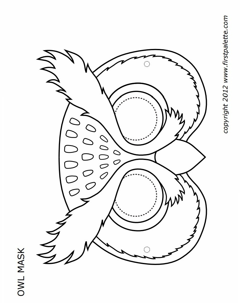 Printable Owl Mask Printable Owl Mask