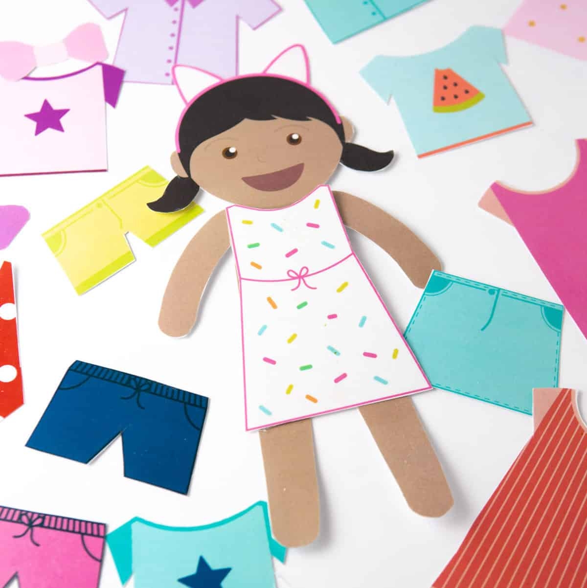 Printable Paper Doll Templates Free
