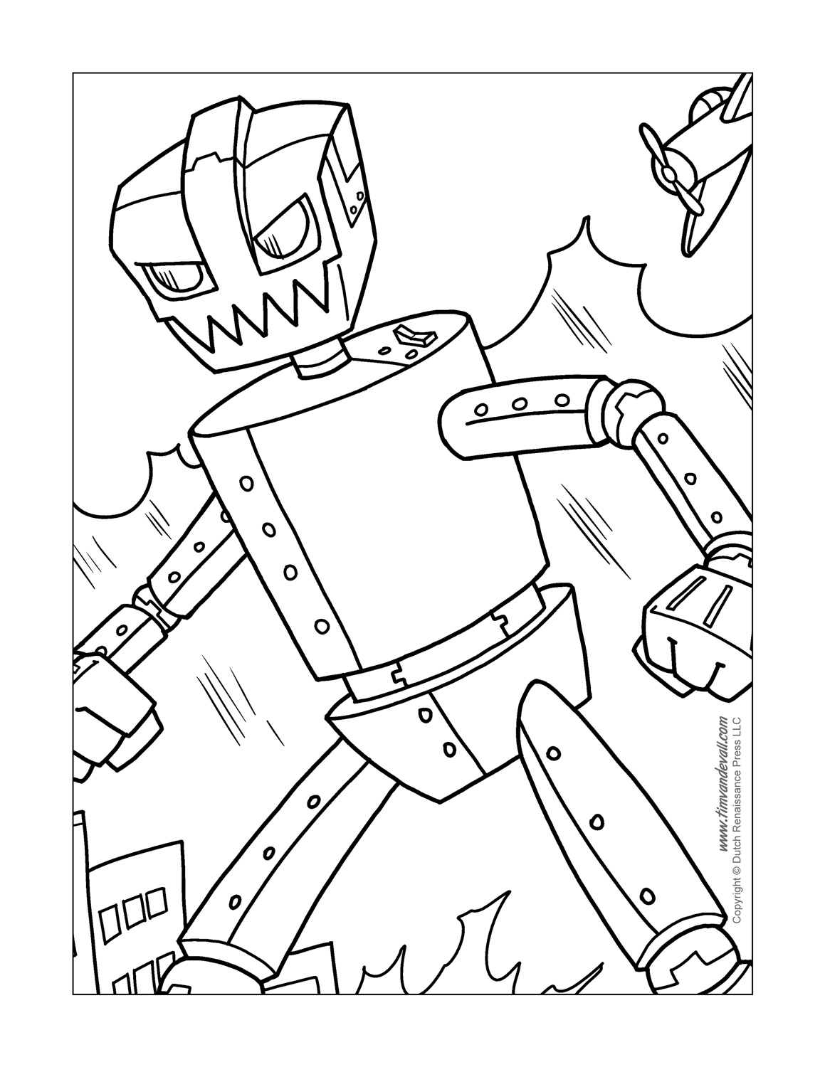 Free Printable Coloring Pages Robots Free Printable Coloring Pages Robots