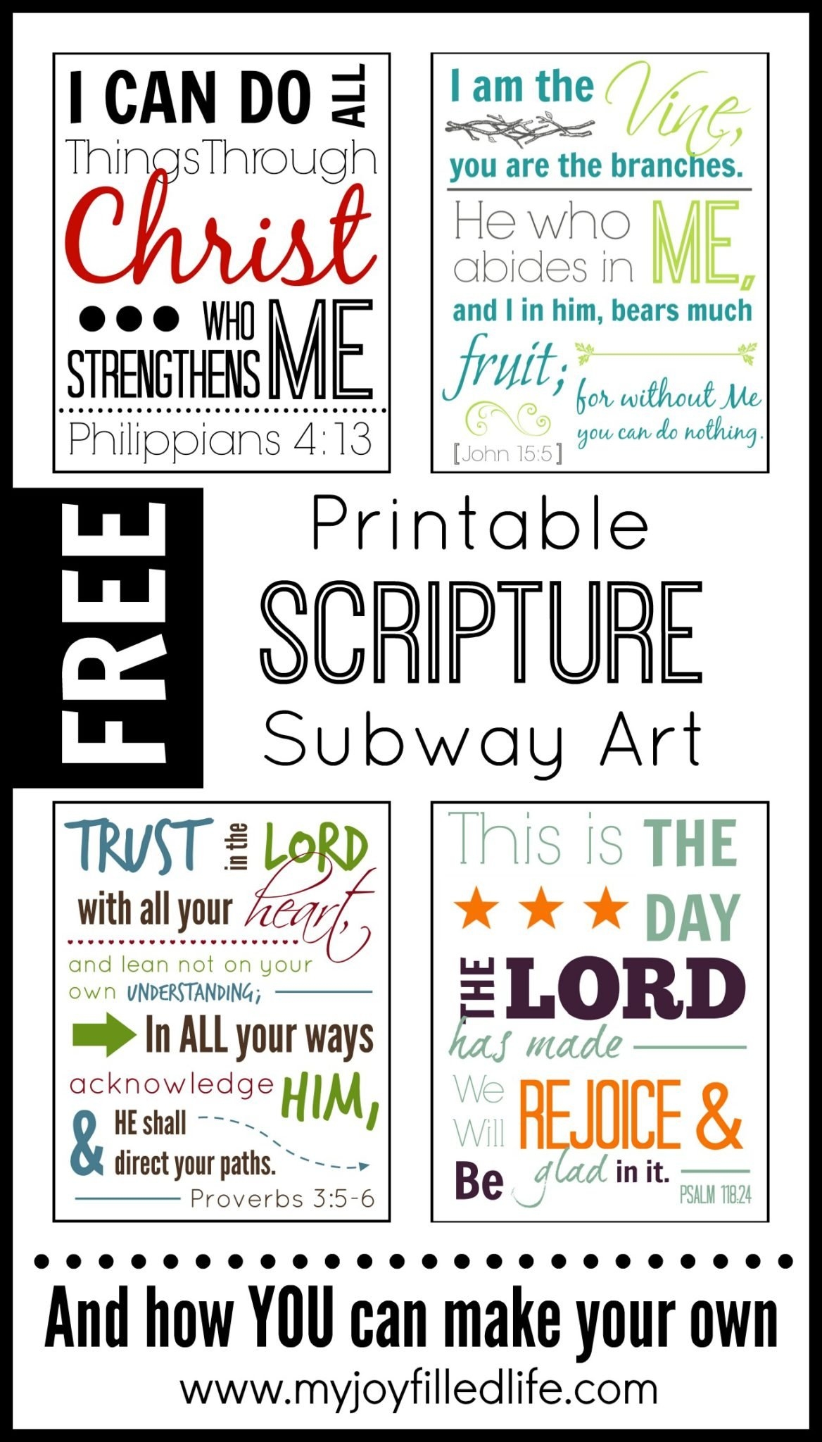 Free Printable Scripture