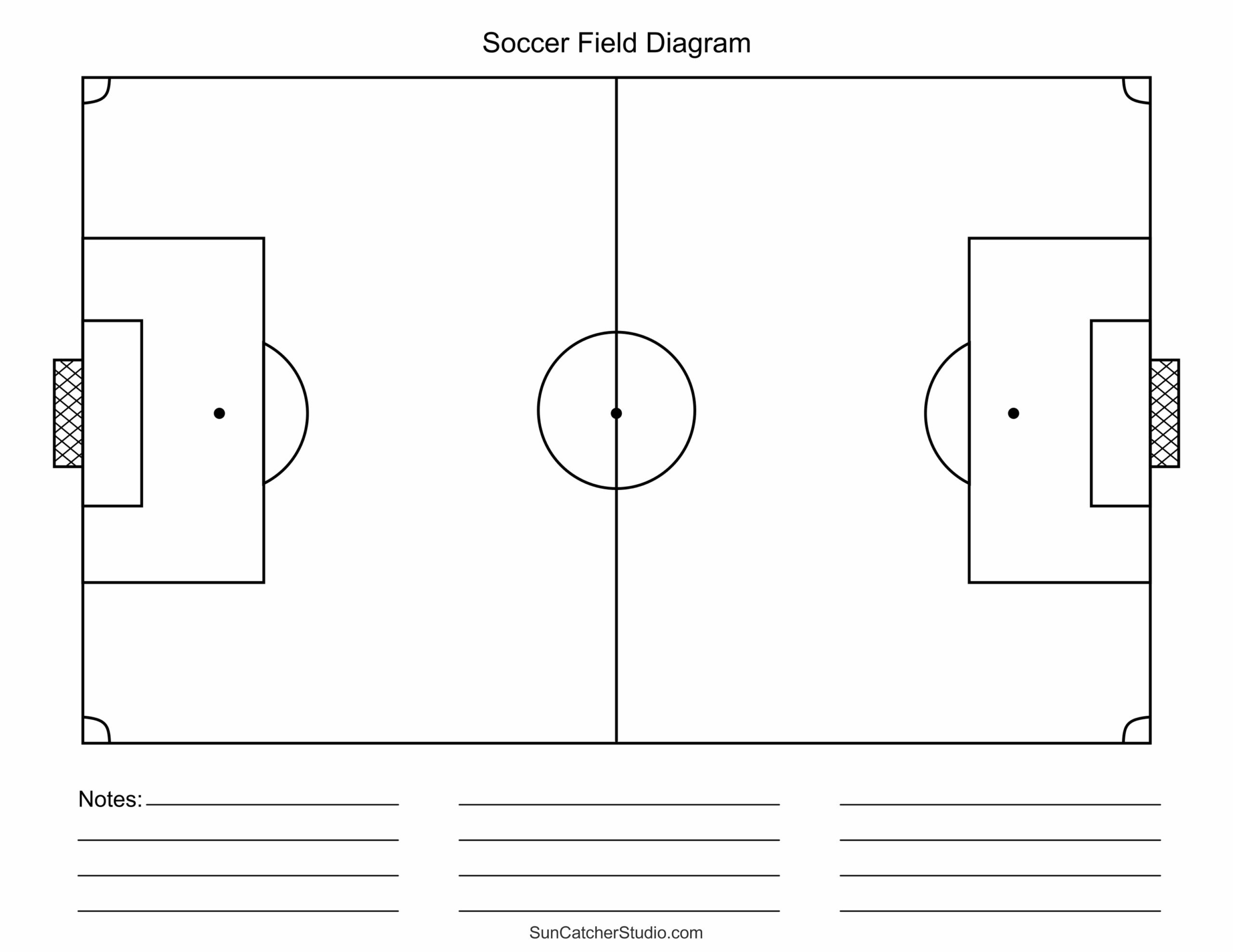 Printable Soccer Field Diagrams U0026 Templates Free Printables Monograms Design Tools Patterns U0026 DIY Projects