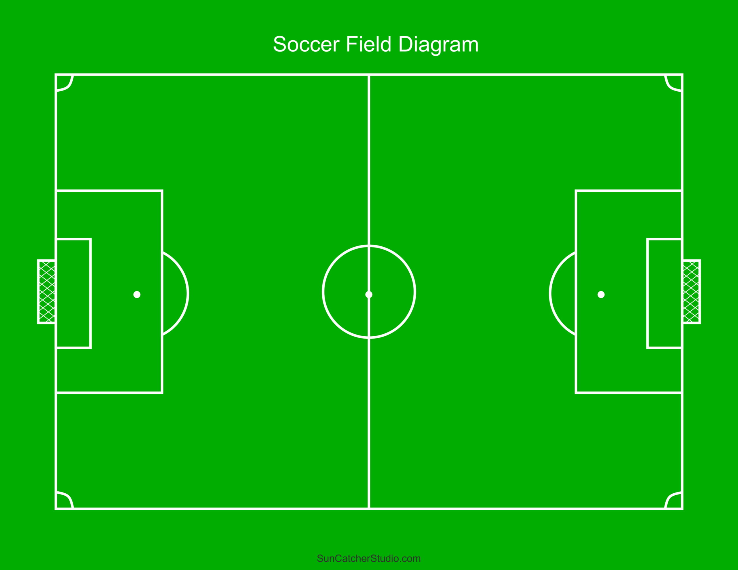 Free Printable Soccer Field Template