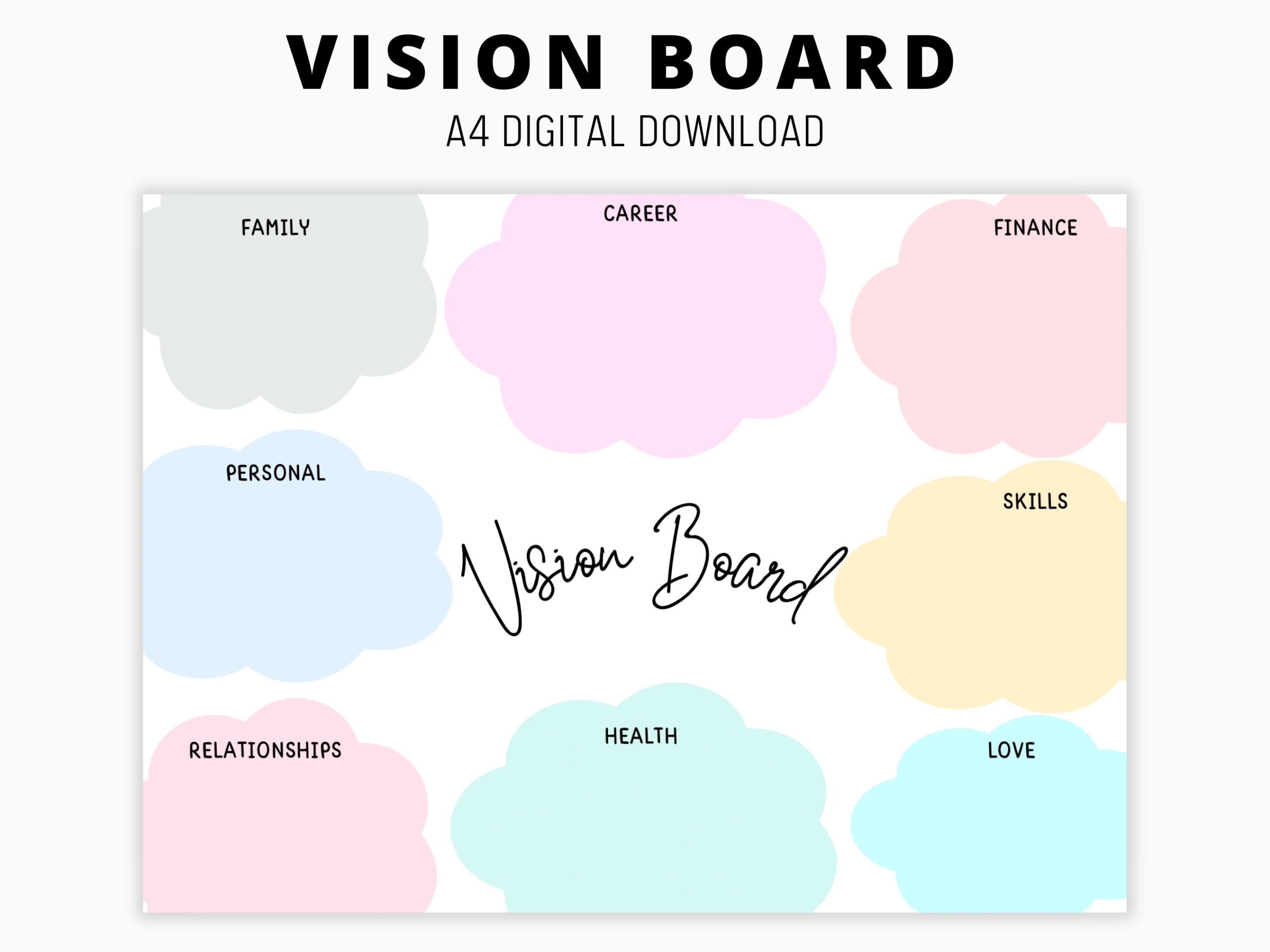 Printable Vision Board Vision Board Template 2025 Dream Life Planner Goal Setting Vision Board Manifesting Kit Manifesting Board PDF A4 Etsy Australia Printable Vision Board Vision Board Template 2025 Dream Life Planner Goal Setting Vision Board Manifesting Kit Manifesting Board PDF A4 Etsy Australia