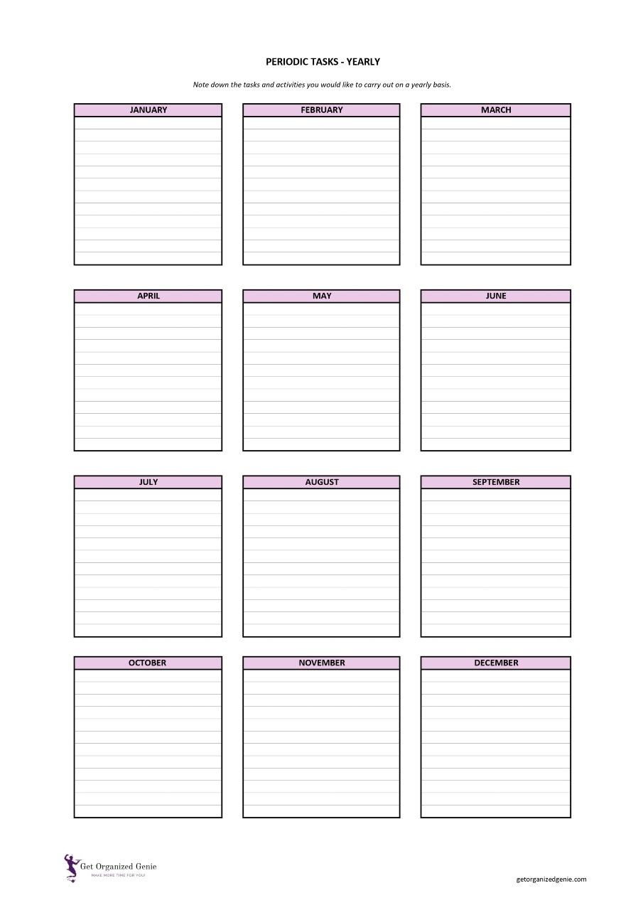 Printables To Organize Your Life Printables To Organize Your Life