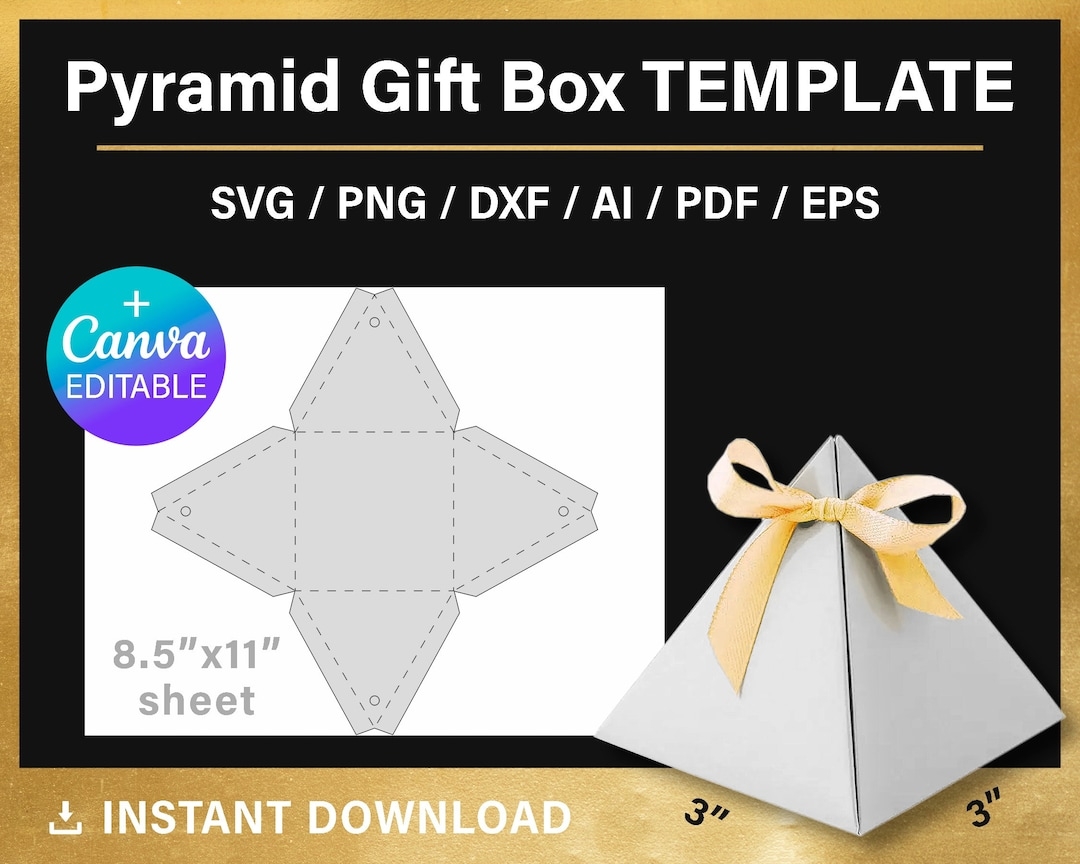 Printable Favor Box Pdf Template Free