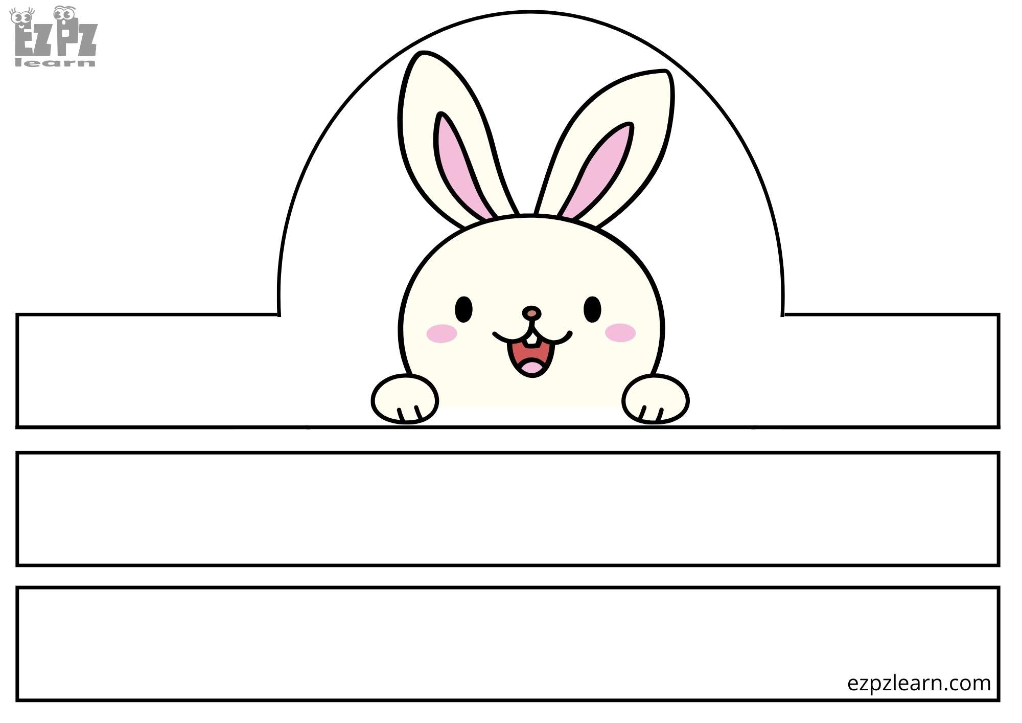 Rabbit Headband Lunar Chinese New Year Free PDF Download Ezpzlearn