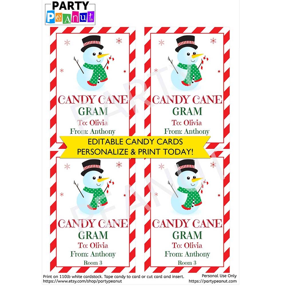 Candy Cane Gram Template Printable Free Candy Cane Gram Template Printable Free