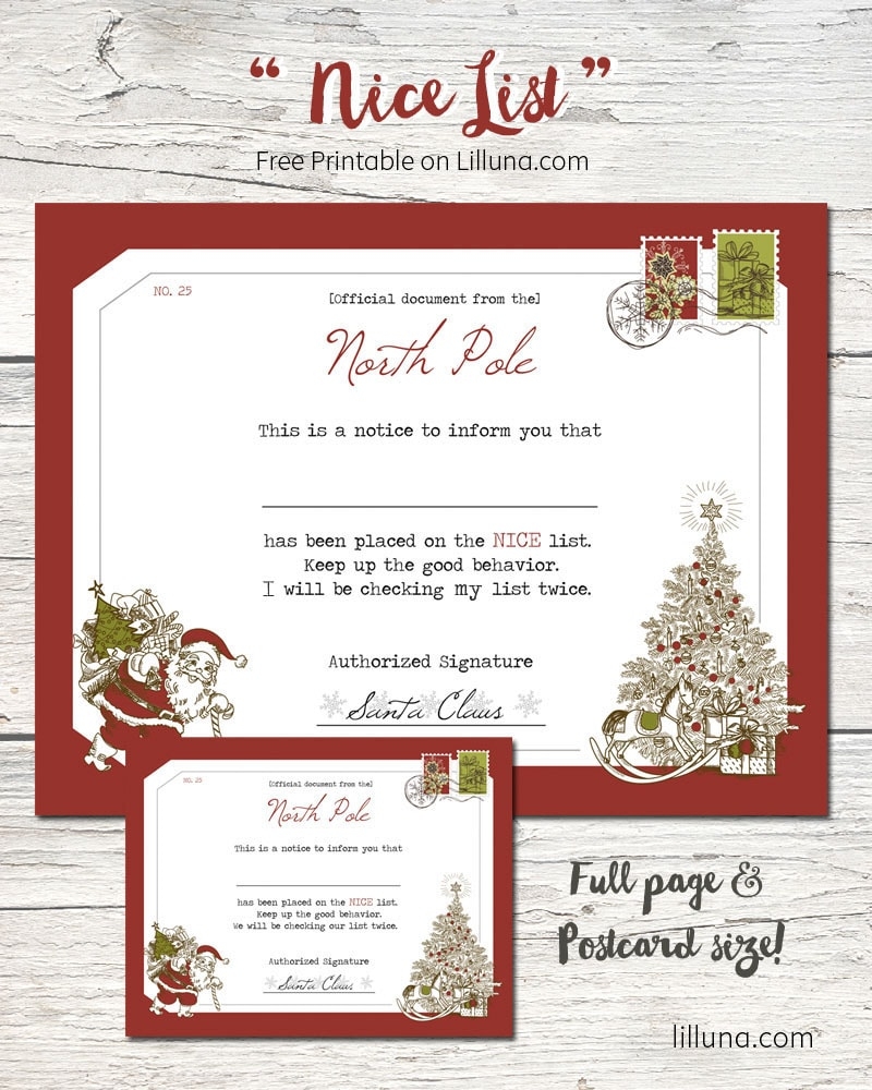 Santa s Nice List Certificate Let s DIY It All With Kritsyn Santa s Nice List Certificate Let s DIY It All With Kritsyn