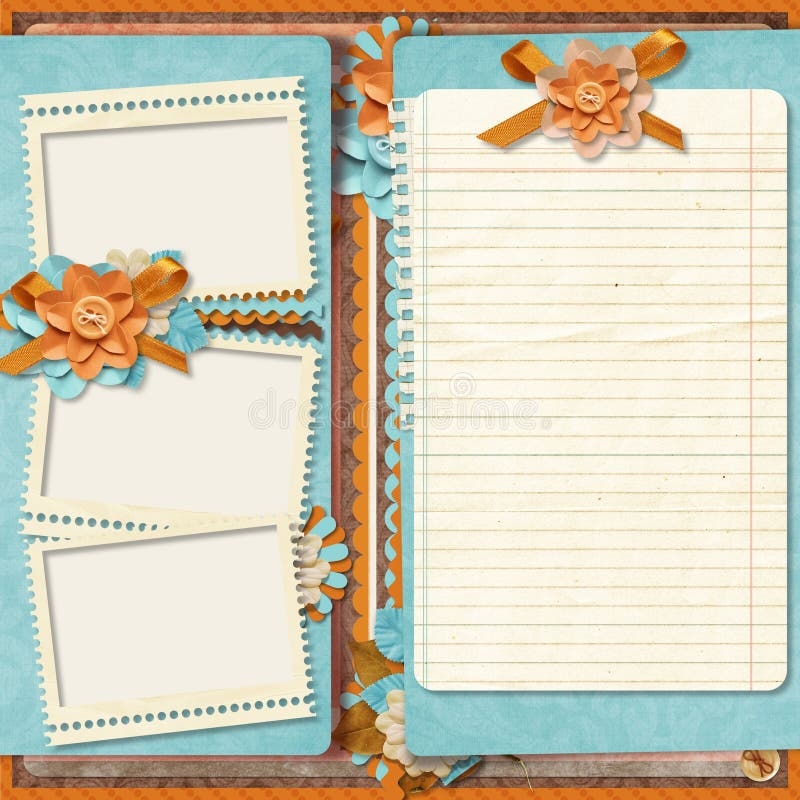 Scrapbook Templates Stock Illustrations 6 978 Scrapbook 