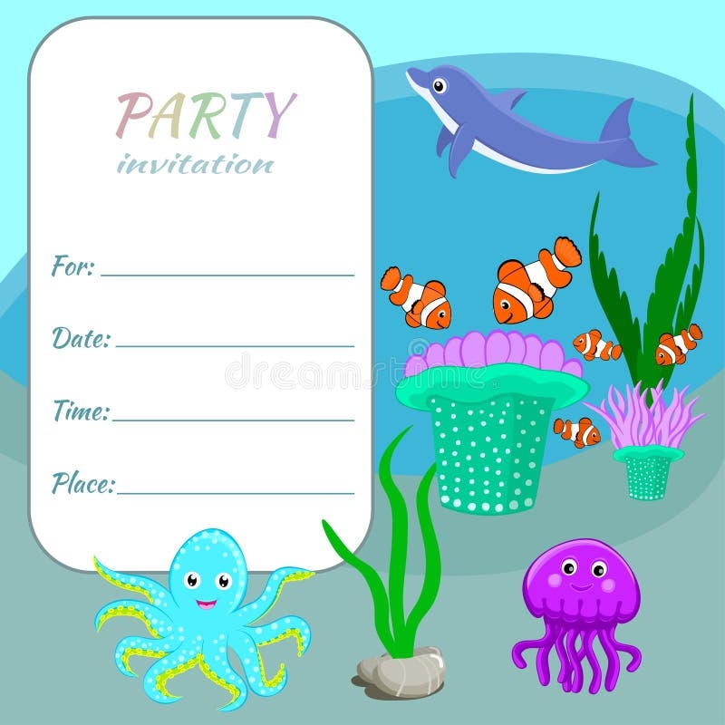 Sea Animals Party Stock Illustrations 3 204 Sea Animals Party Sea Animals Party Stock Illustrations 3 204 Sea Animals Party